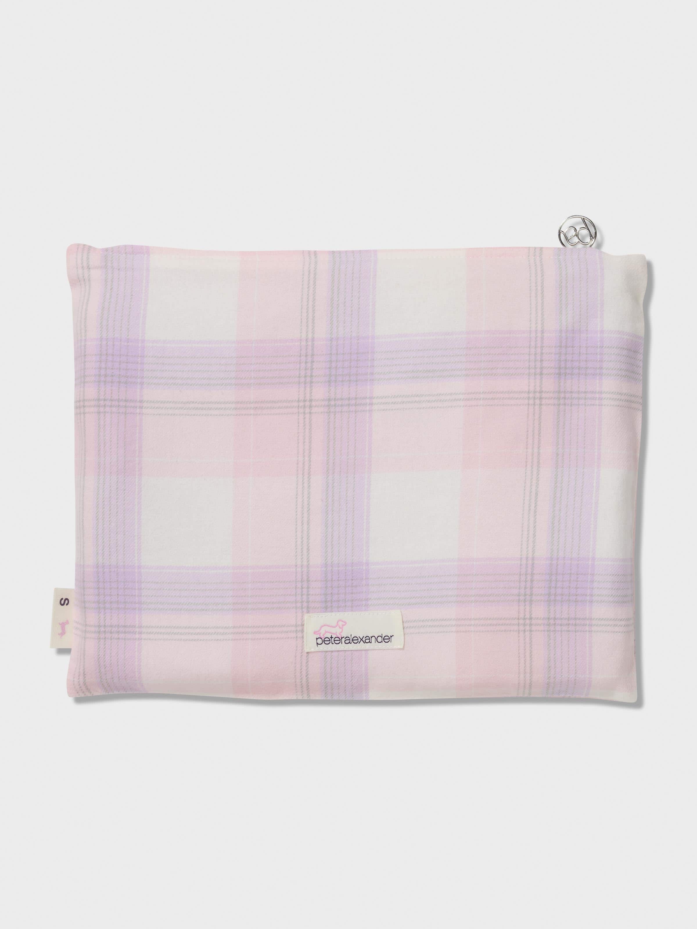 Image for P.A. Plus Pink &amp; Lilac Check Flannelette Classic Pj Set from Peter Alexander