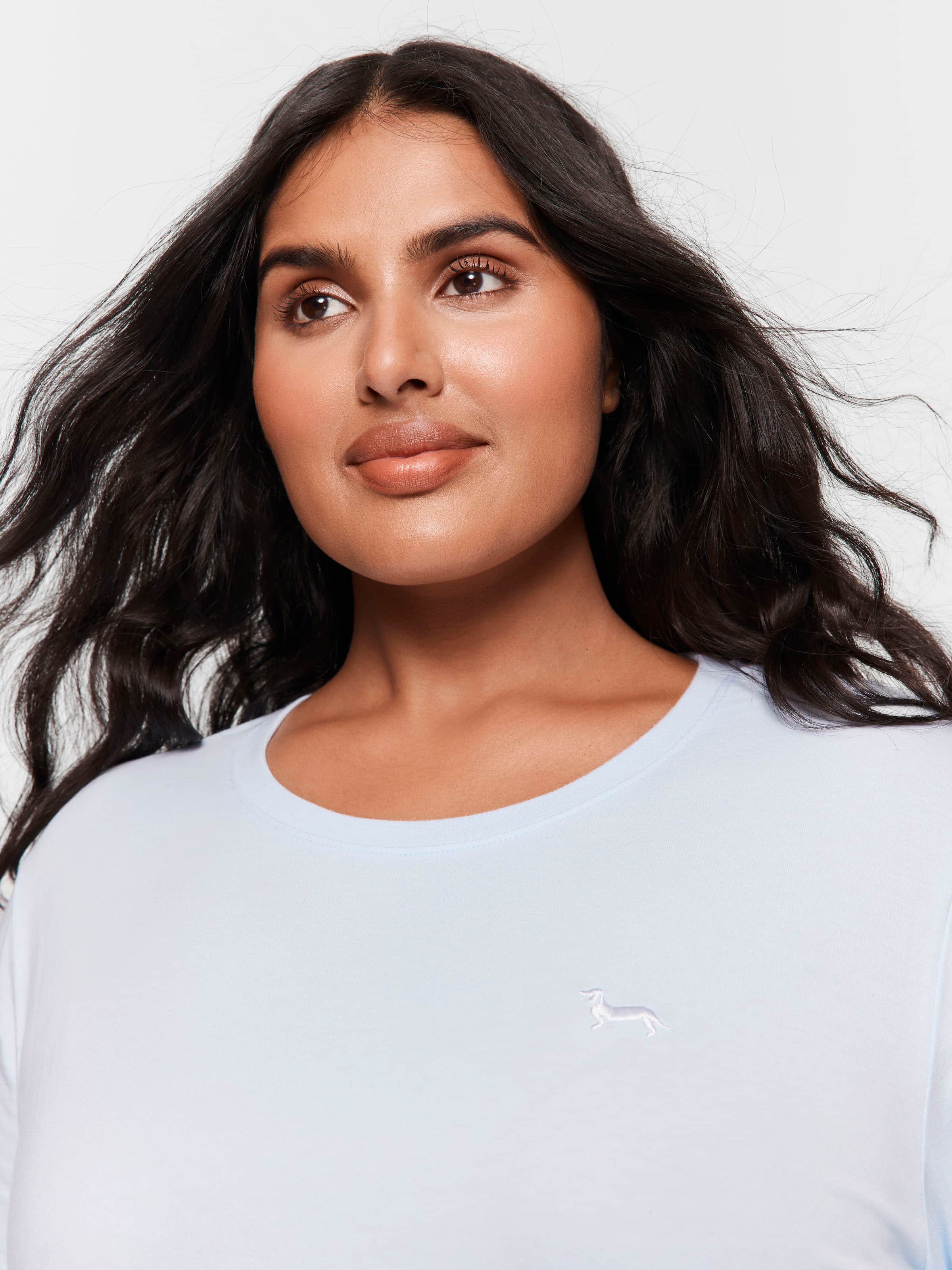 Image for P.A. Plus Pale Blue Long Sleeve Top from Peter Alexander