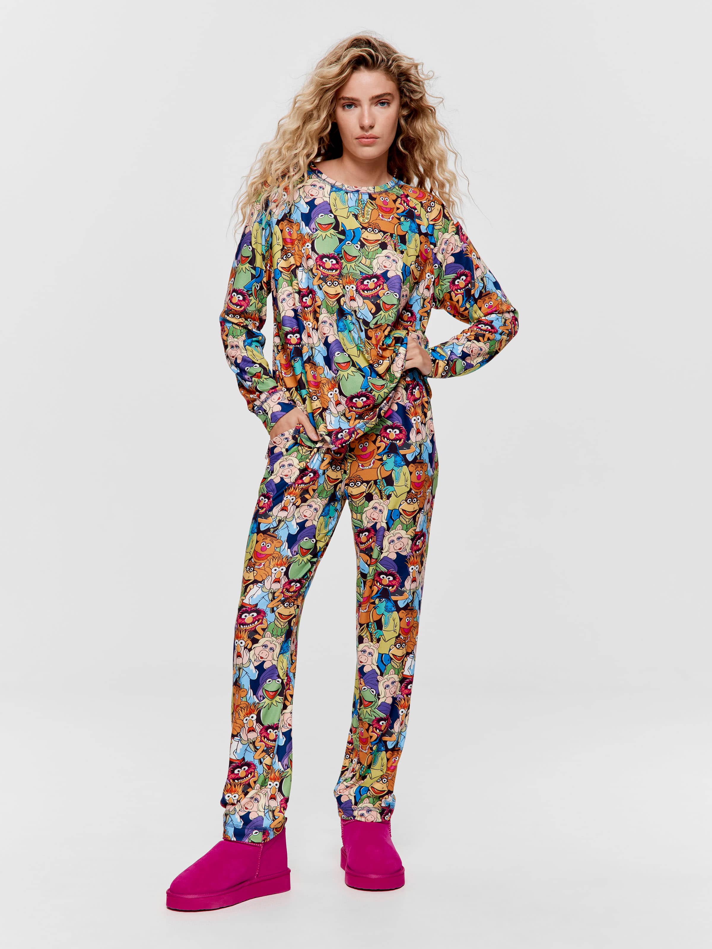 Image for The Muppets Plush Long Pj Set from Peter Alexander