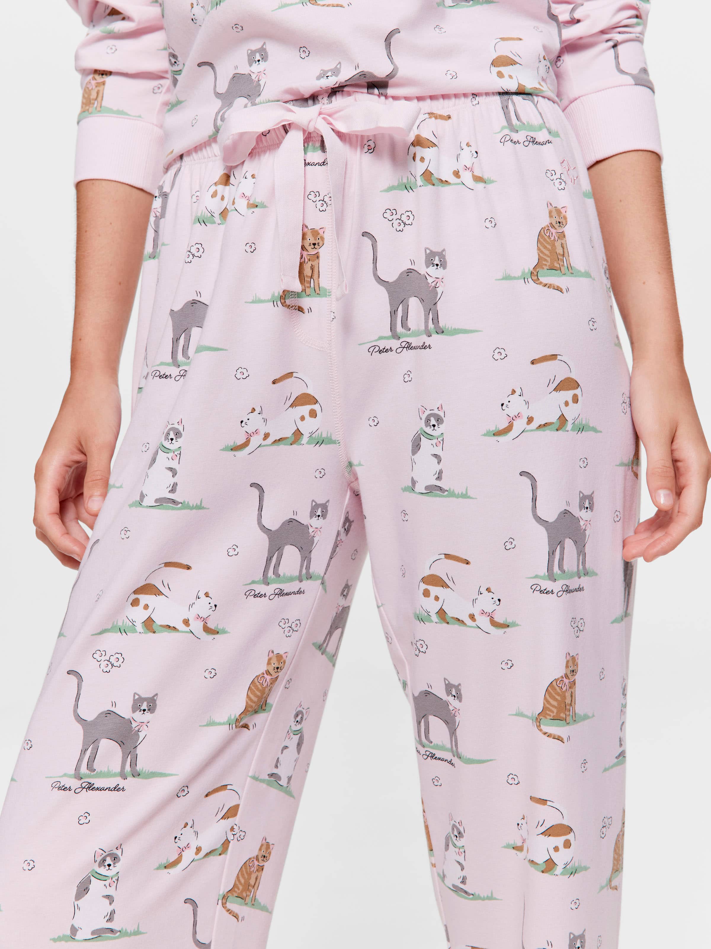 Cats Straight Leg Pj Pant