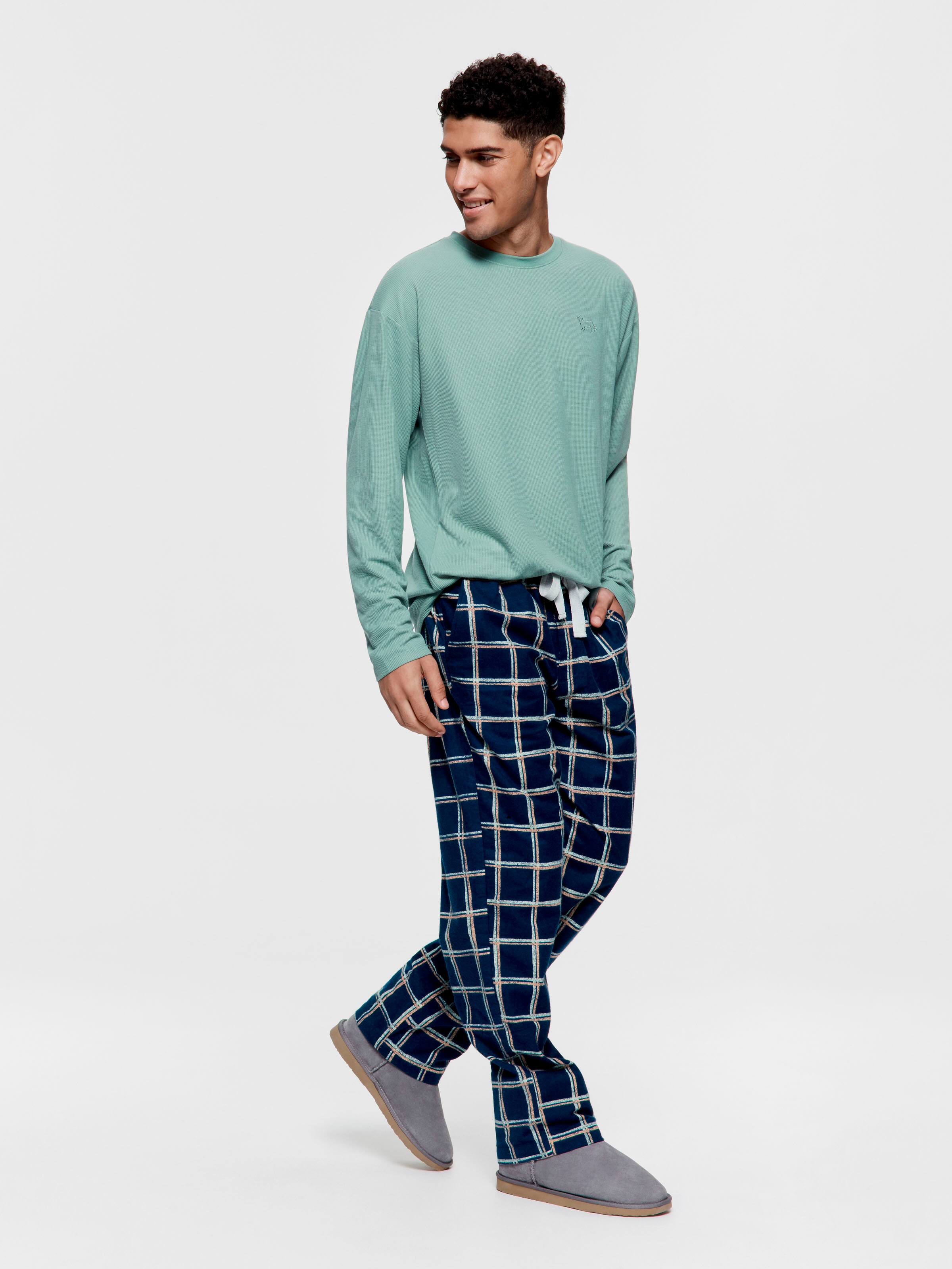 Windowpane Flannelette Classic Pj Pant