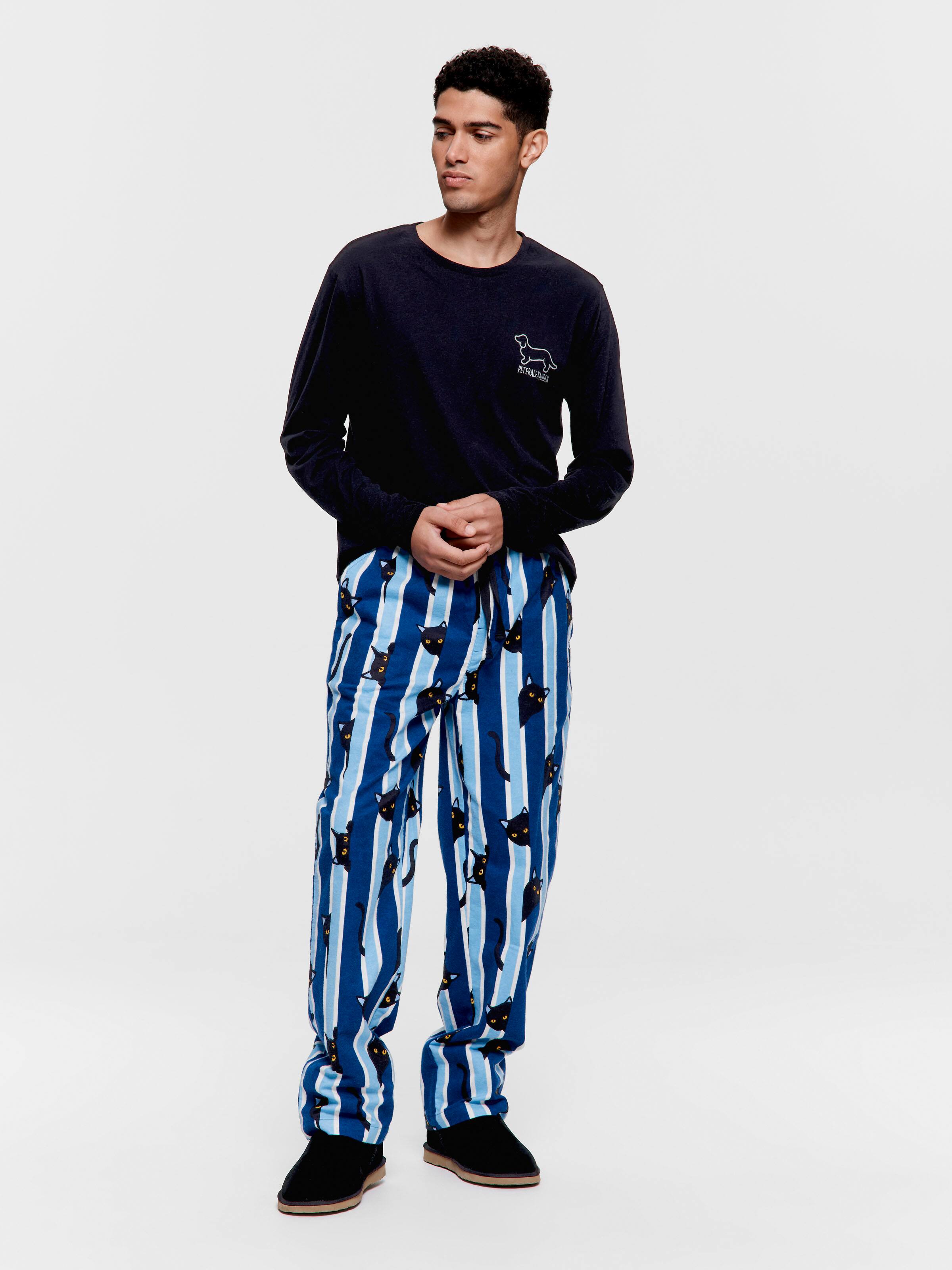 Sneaky Cat Classic Flannelette Pj Pant
