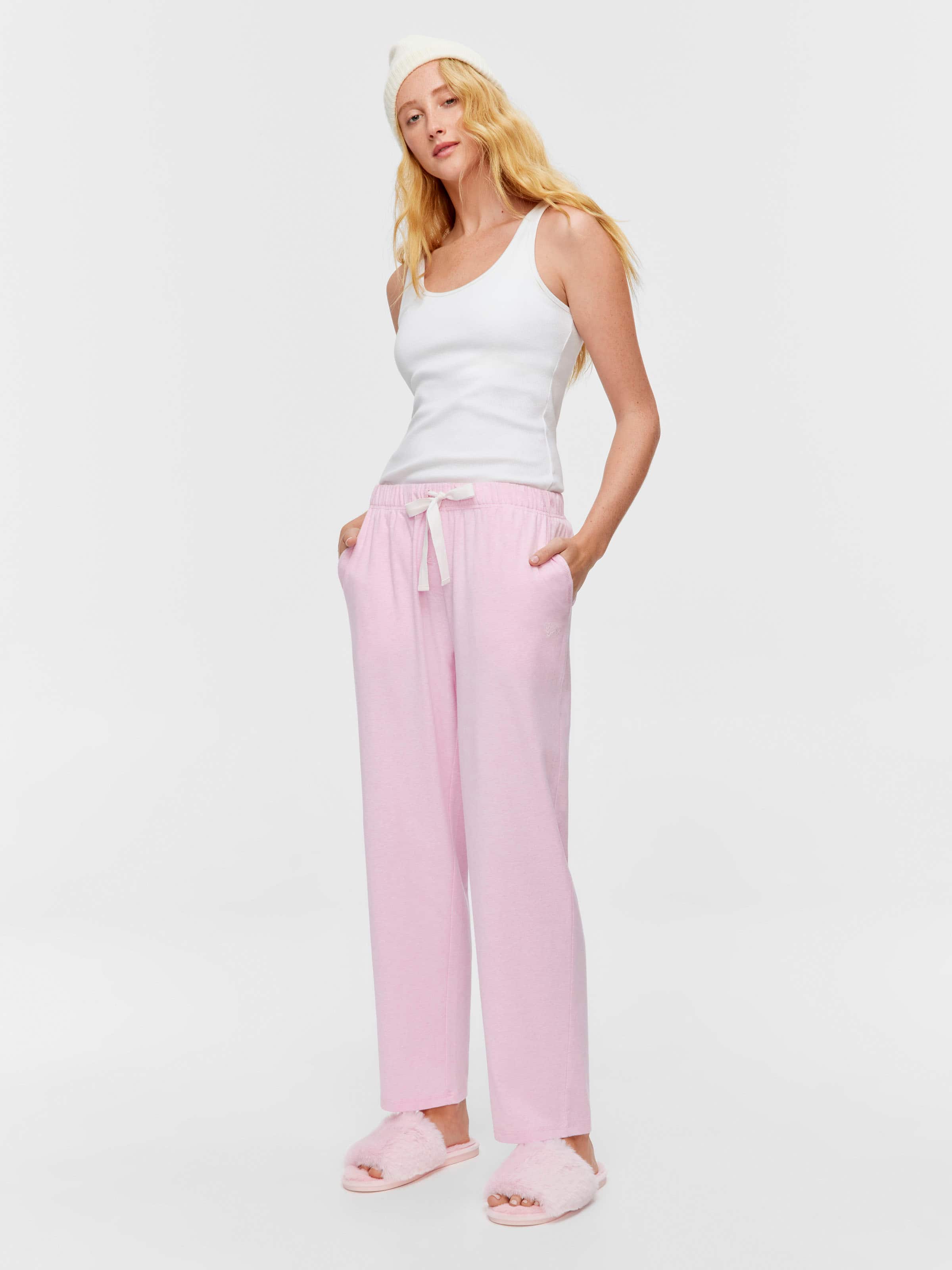Image for Pink Marle Straight Leg Pj Pant from Peter Alexander