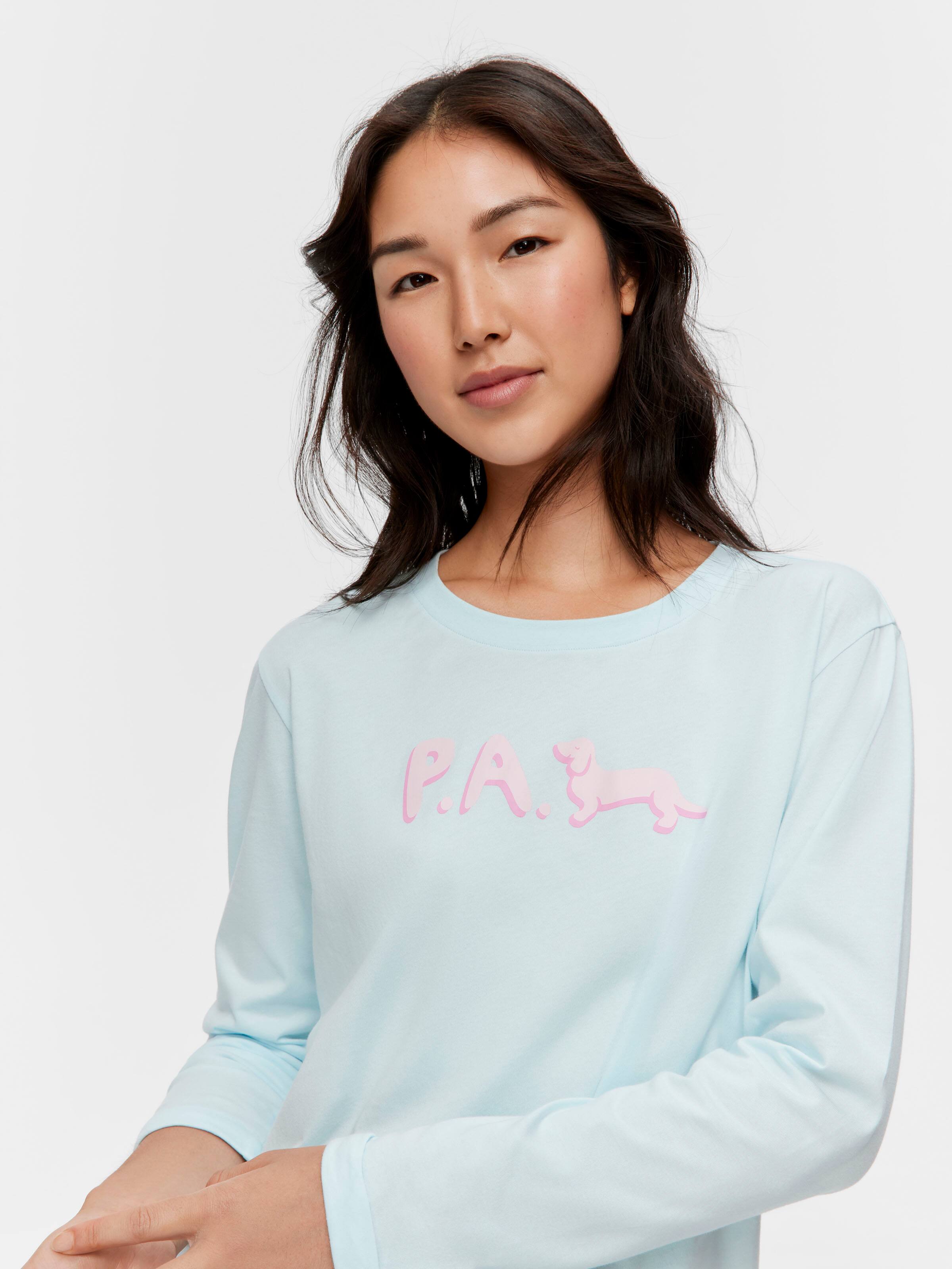 P.A. Branded Long Pj Set