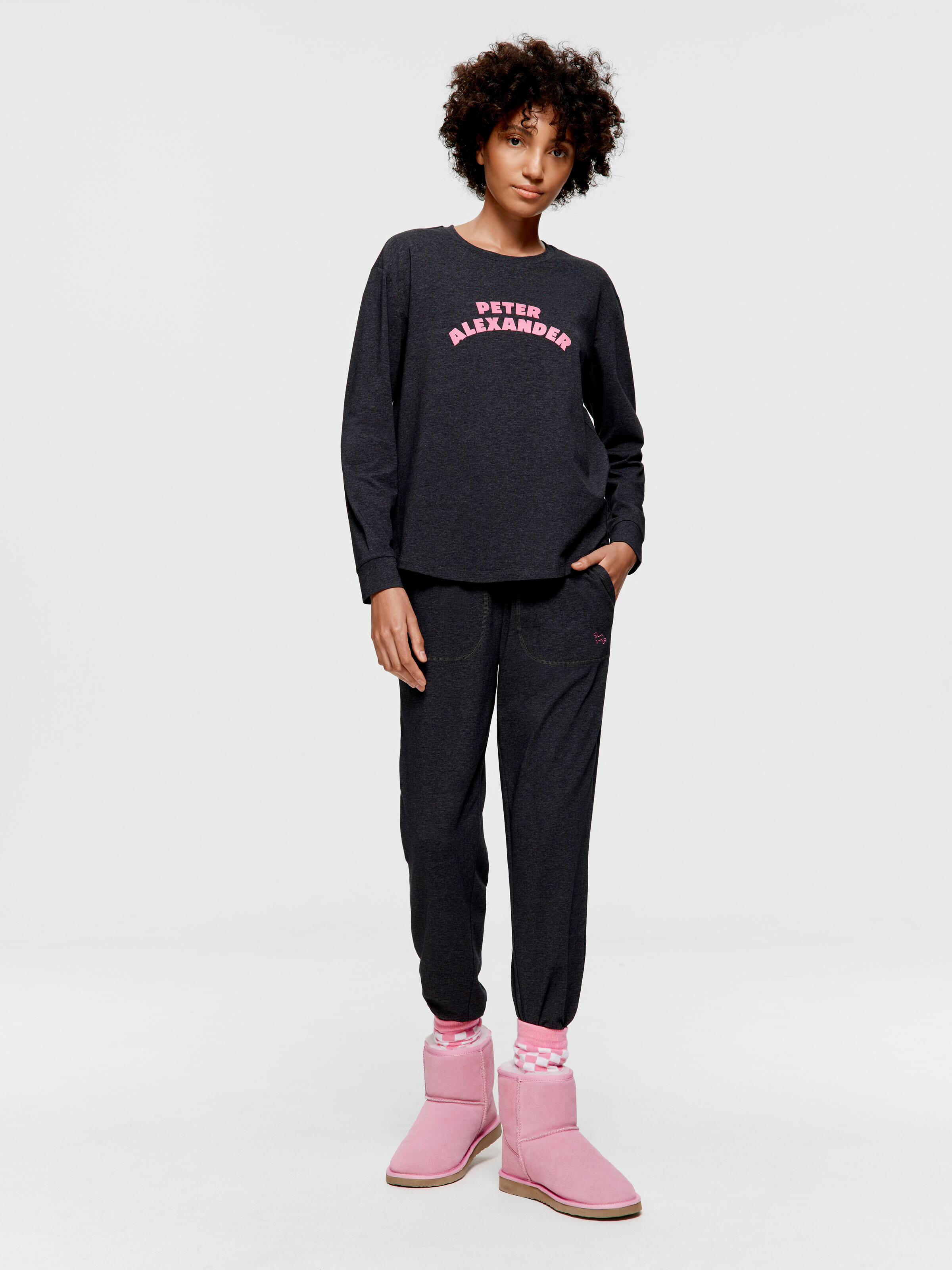 Image for Charcoal Marle Sweater from Peter Alexander