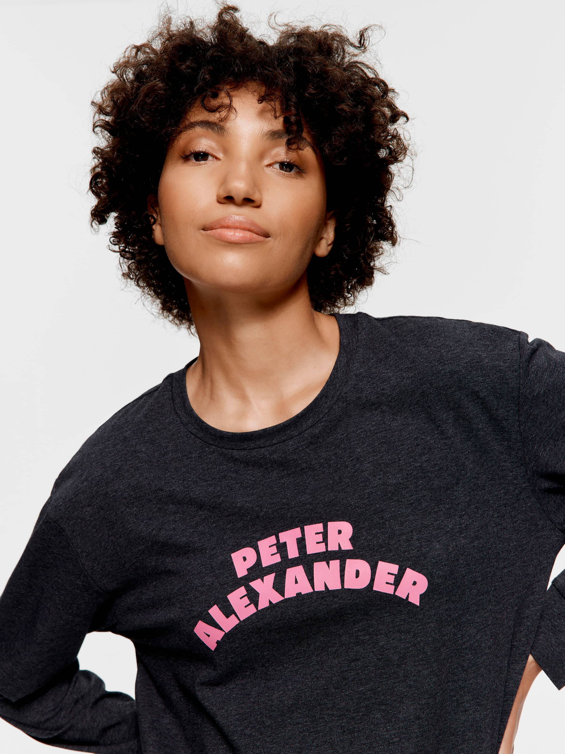 Image for Charcoal Marle Sweater from Peter Alexander