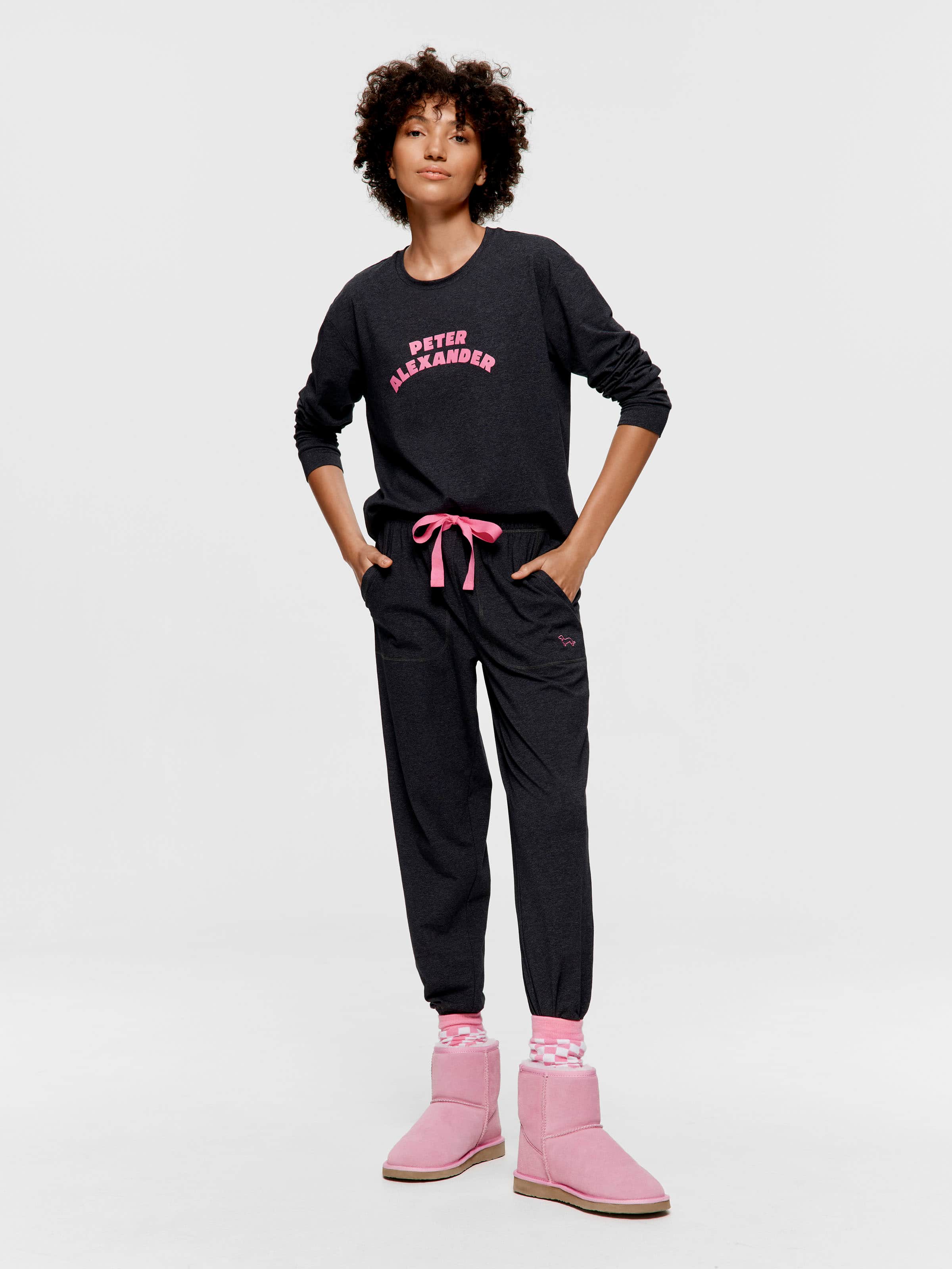 Image for Charcoal Marle Easy Pj Pant from Peter Alexander