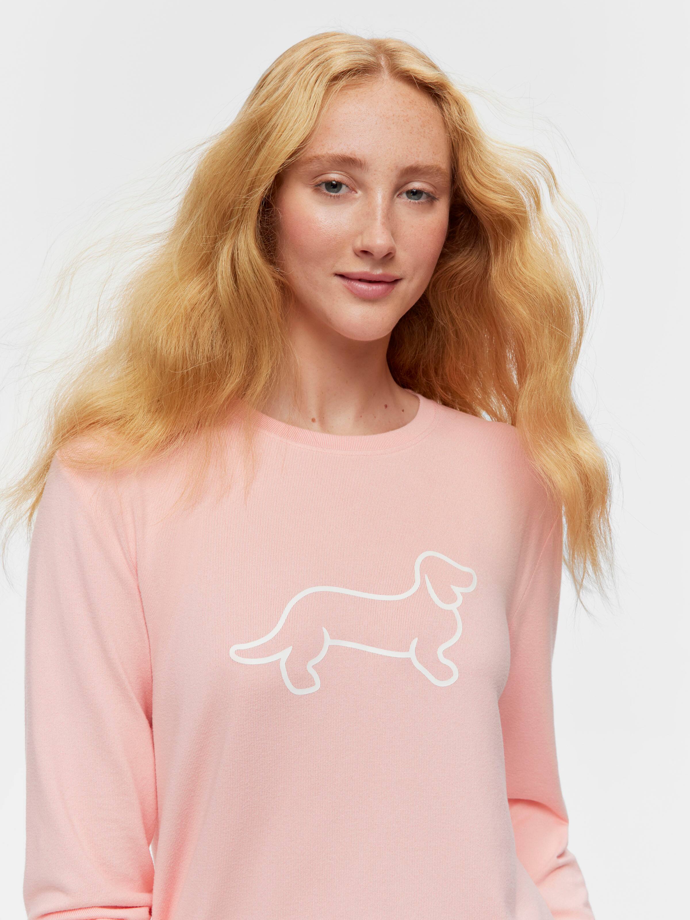 Image for Peach Logo Plush Sweater from Peter Alexander