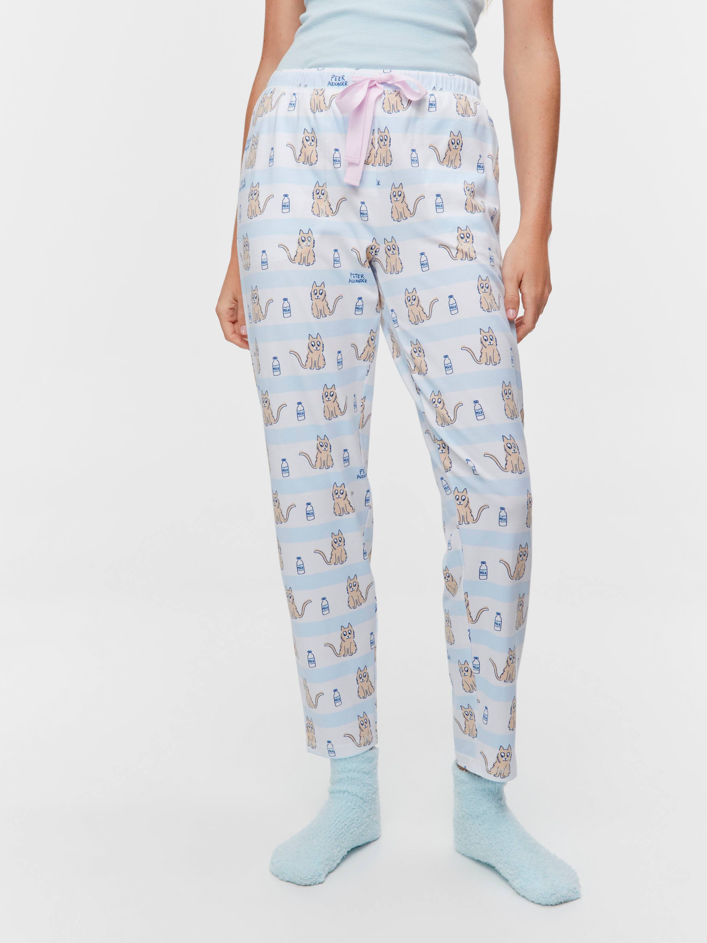 Cat Stripe Tapered Pj Pant