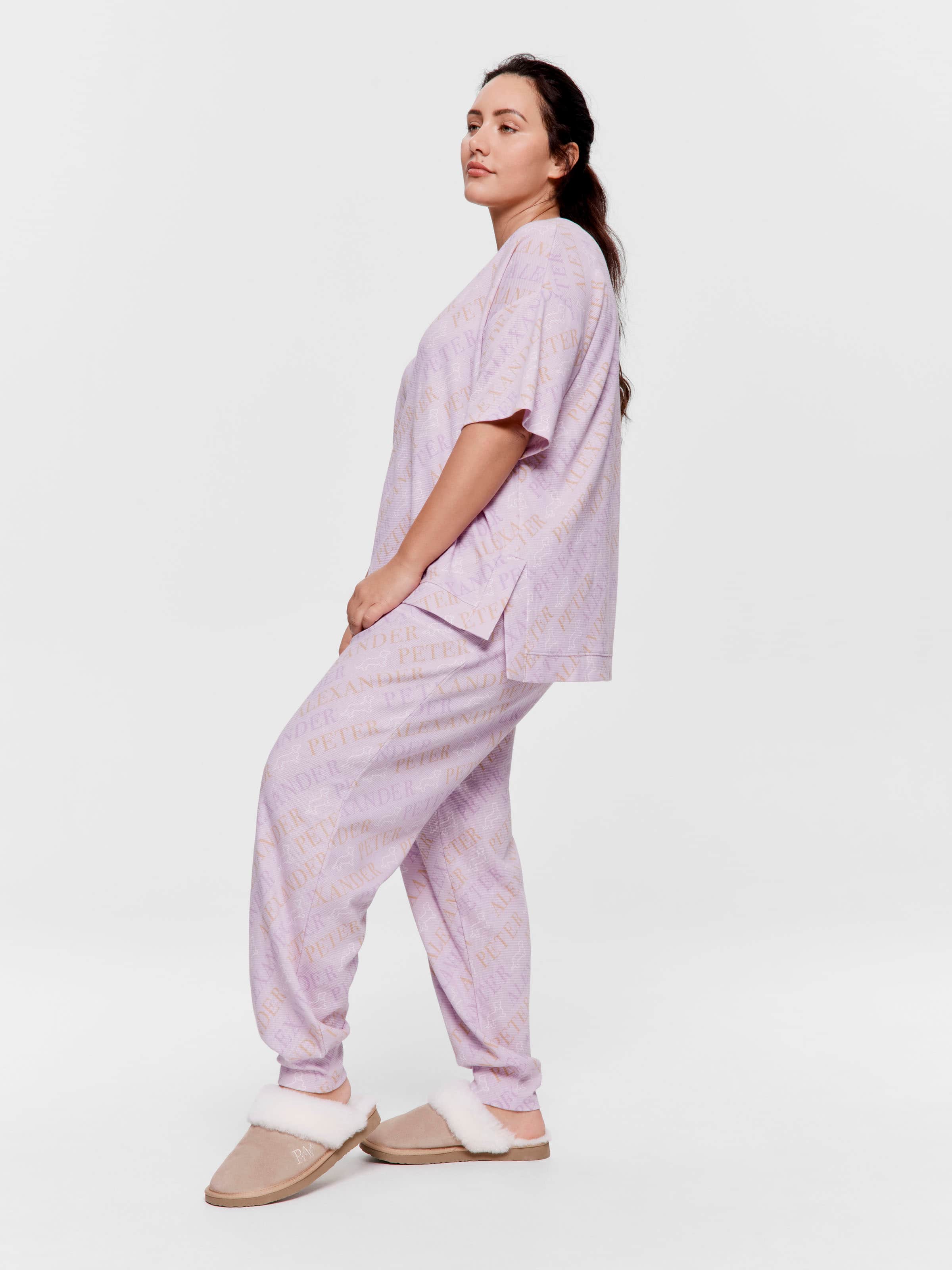 P.A. Plus Waffle Logo Oversized Tee