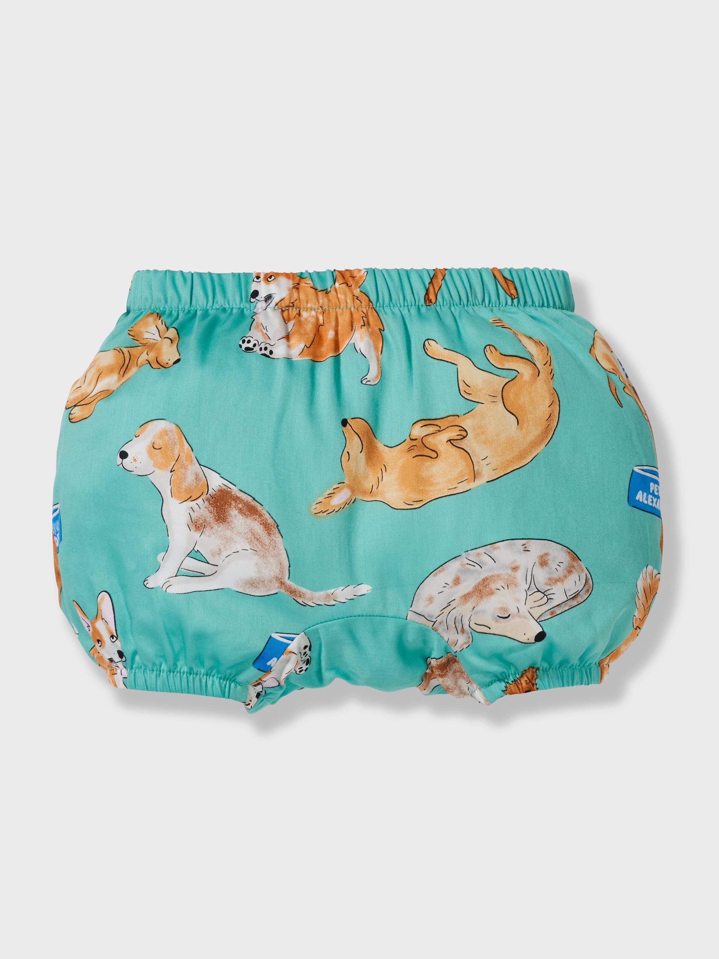 Baby Boy Sleeping Puppy 100% Cotton Short Pj Set