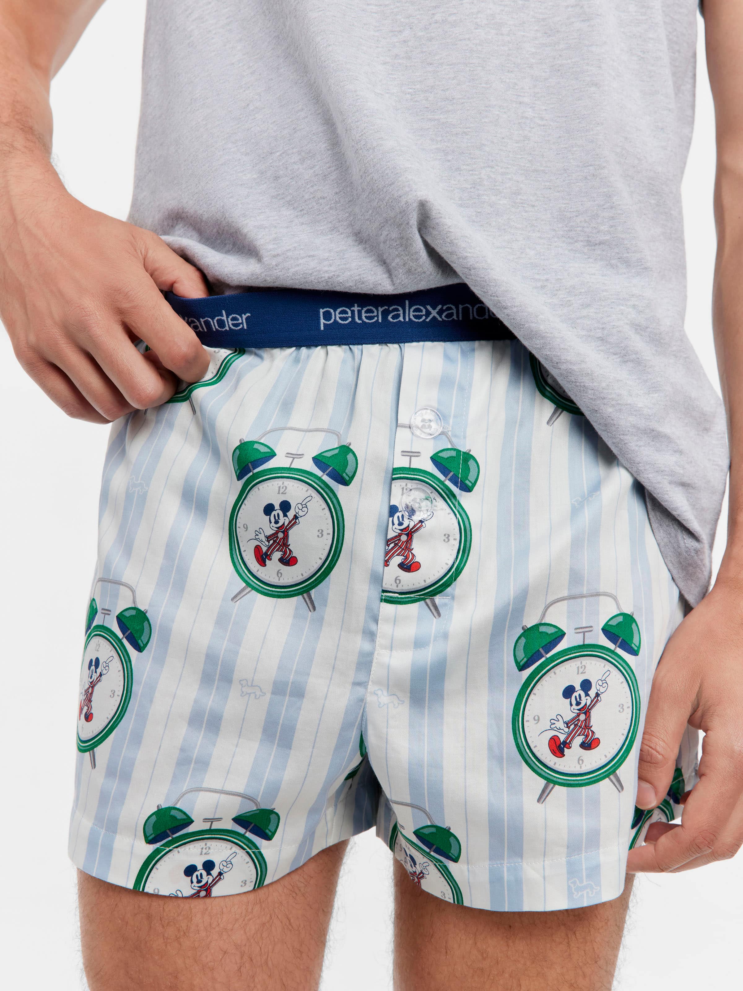 Image for Mickey Mouse Clock Boxer Short from Peter Alexander