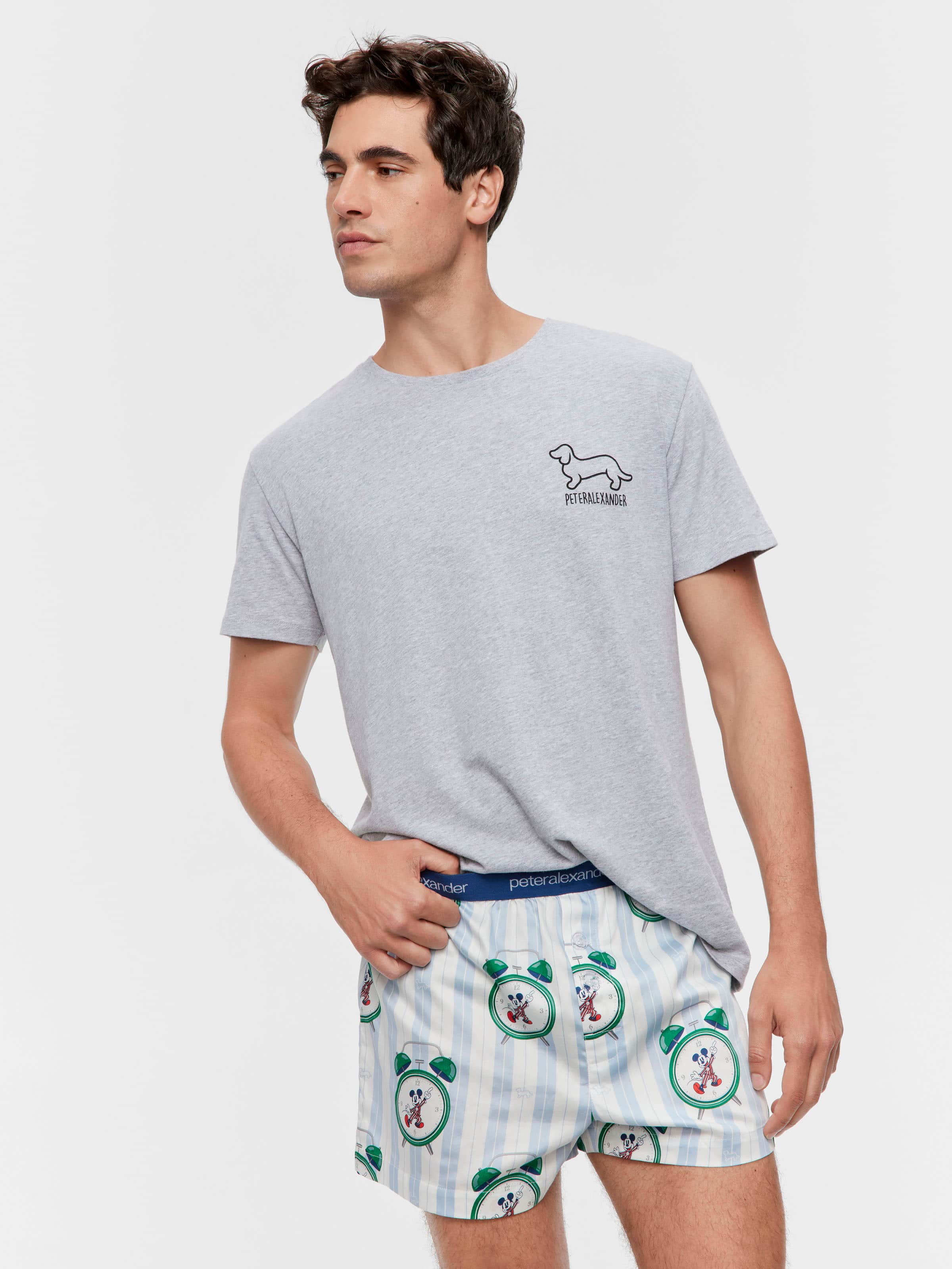 Image for Mickey Mouse Clock Boxer Short from Peter Alexander