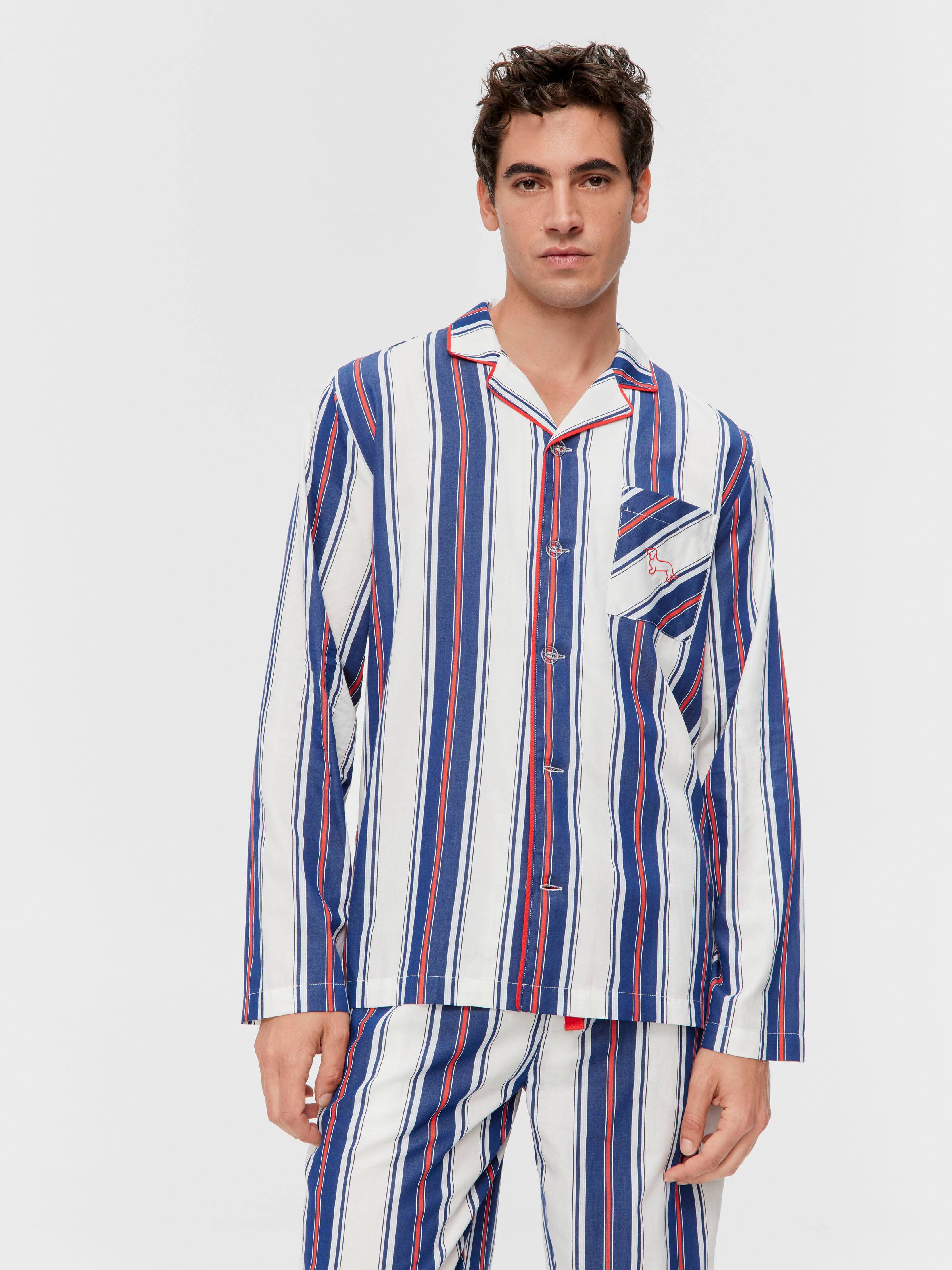 Image for Mattress Stripe Long Sleeve Pj Set from Peter Alexander