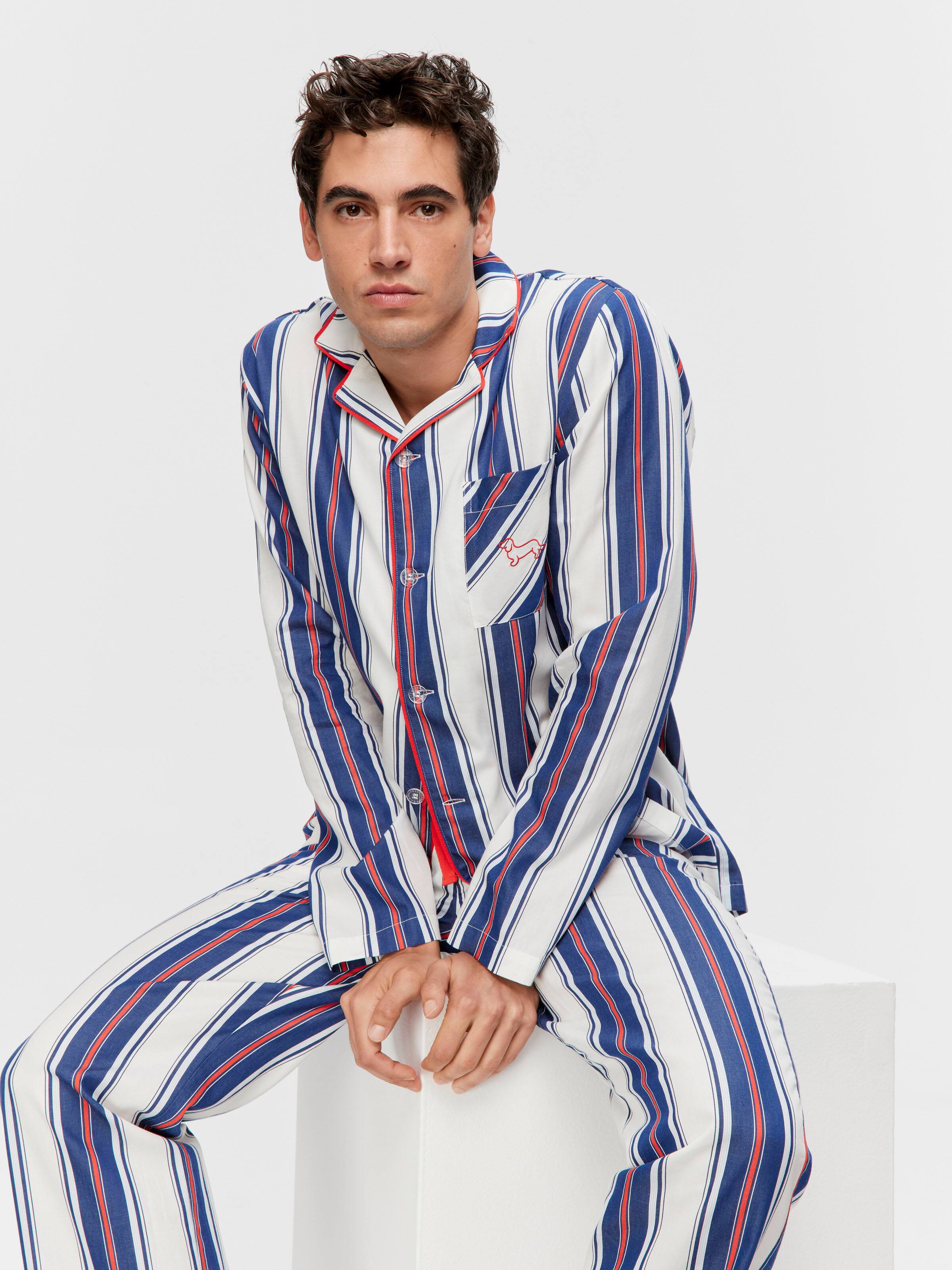 Mattress Stripe Long Sleeve Pj Set
