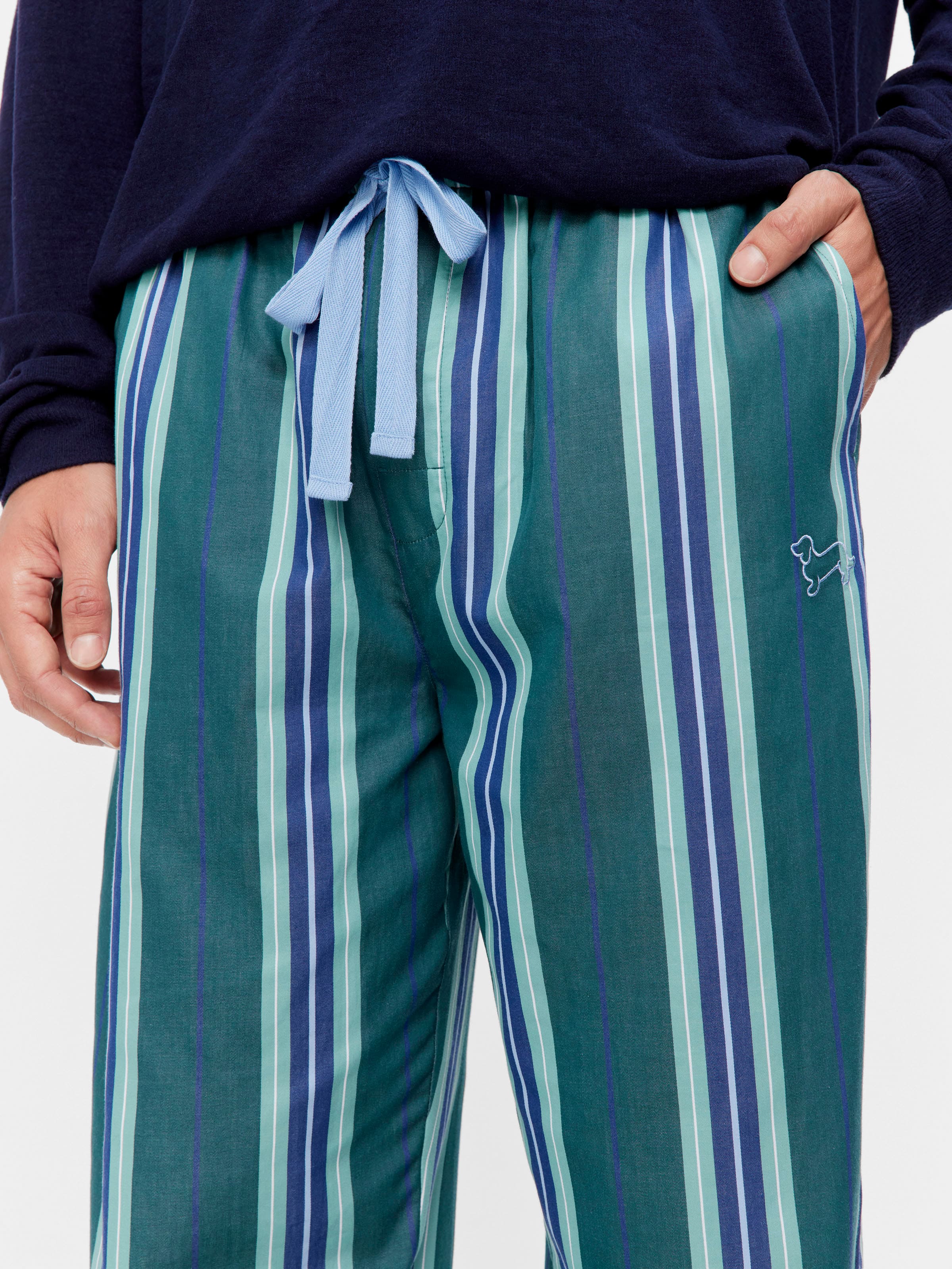 Image for Green Stripe Classic Pj Pant from Peter Alexander