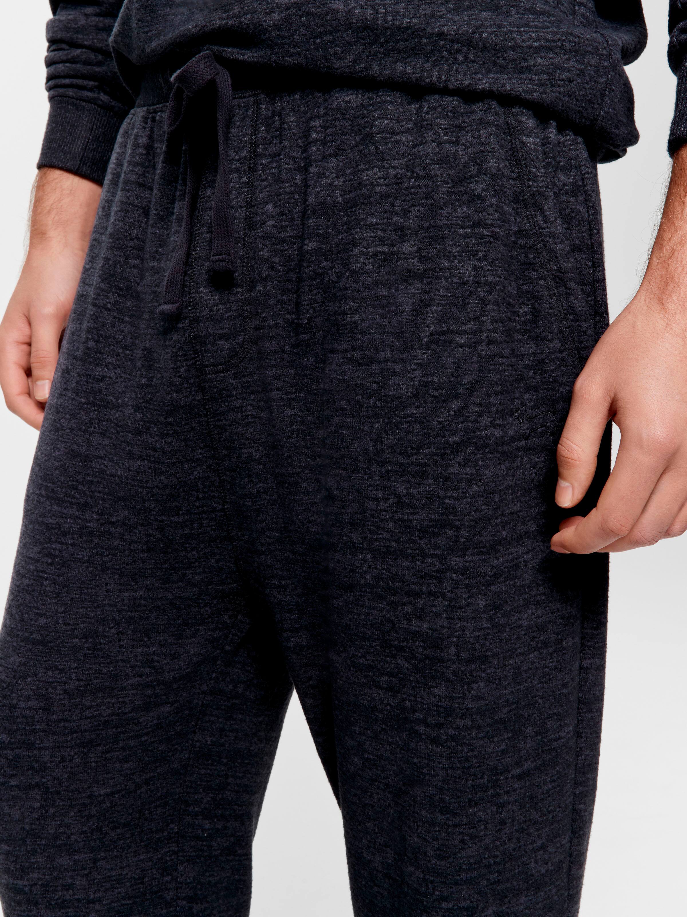 Charcoal Fuzzy Jogger