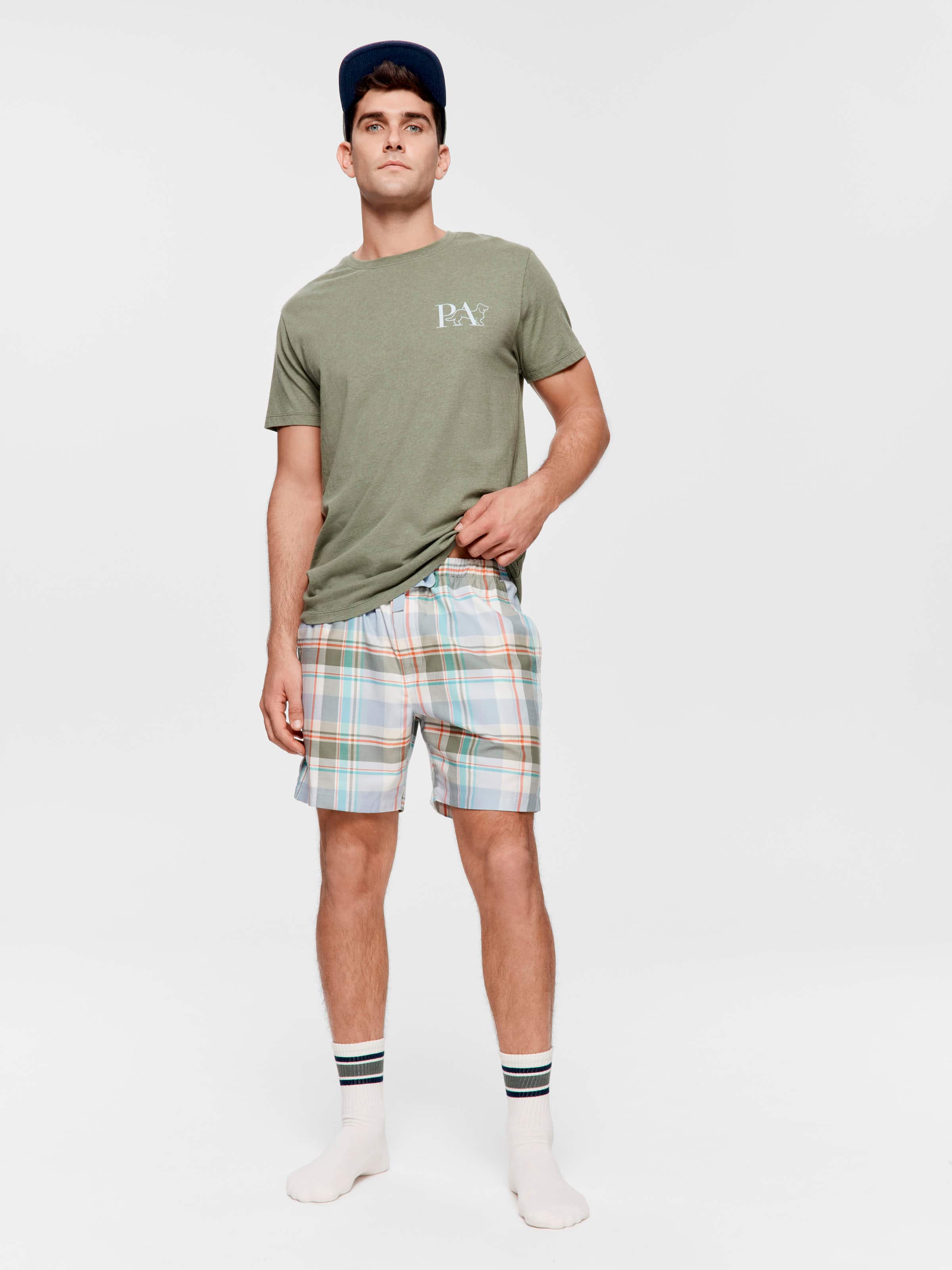 Penny Logo Multi Check Shortie Pj Set
