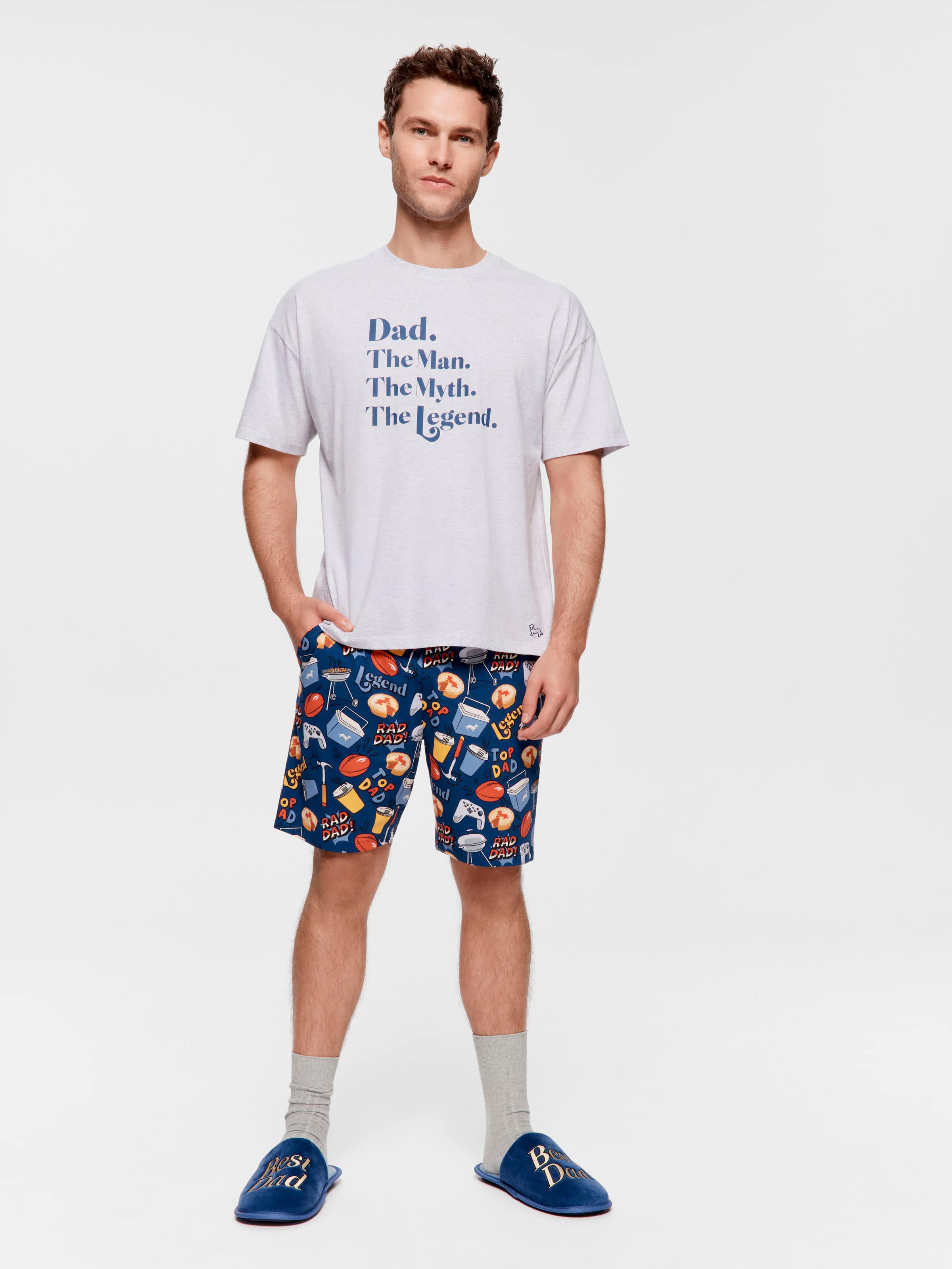 Top Dad Shortie Pj Set
