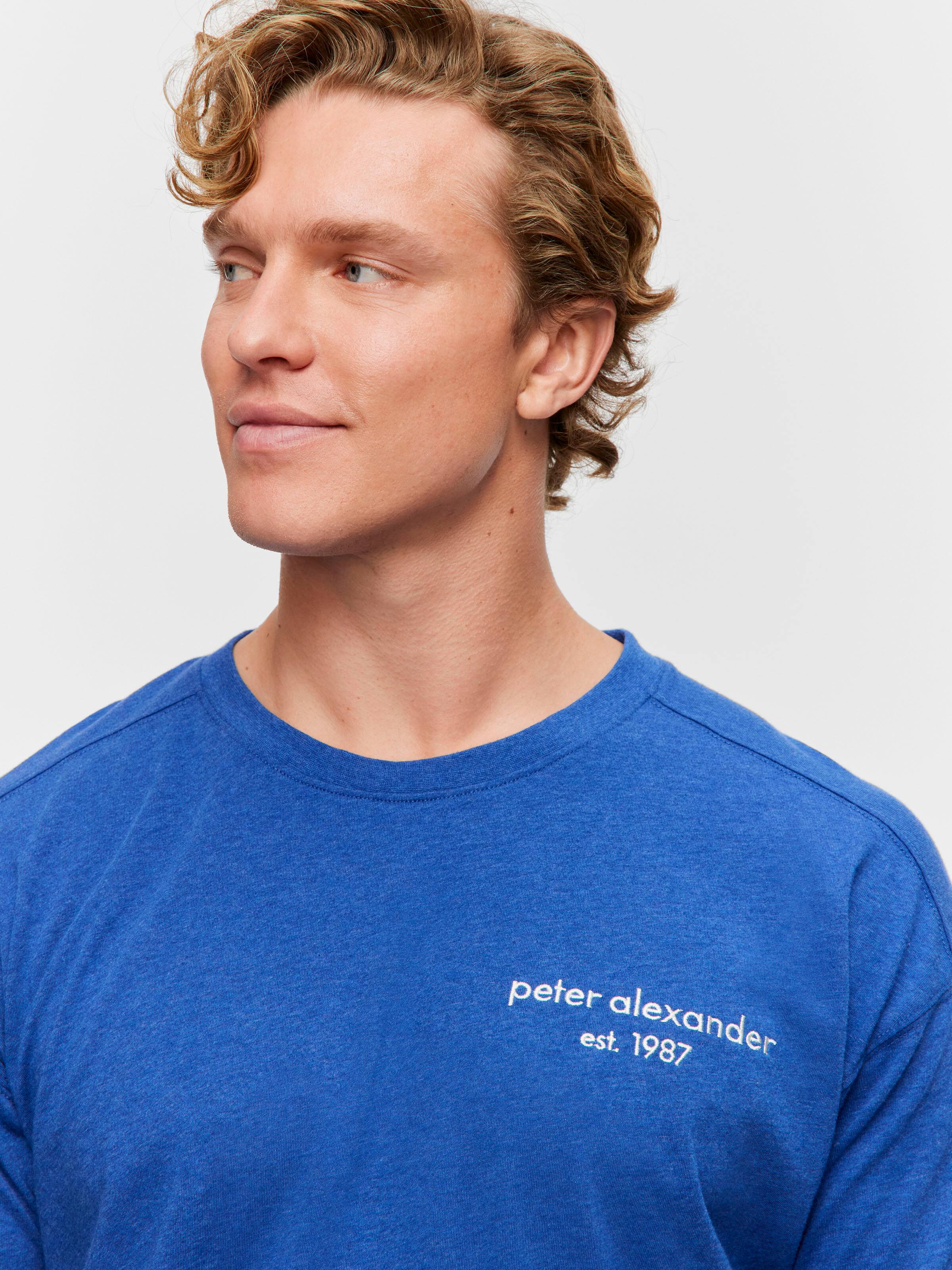Navy Marle 100% Cotton Tee