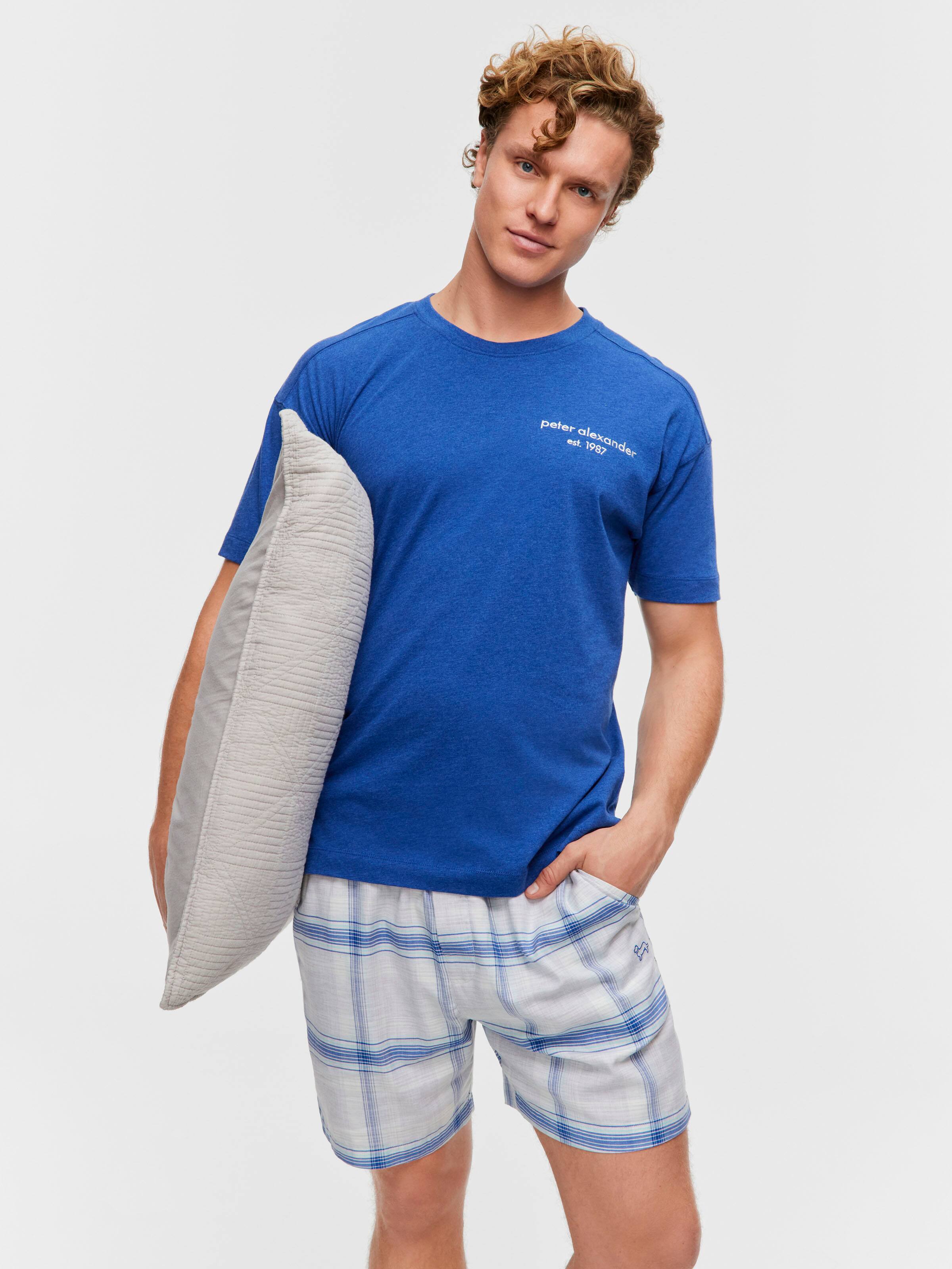 Navy Marle 100% Cotton Tee