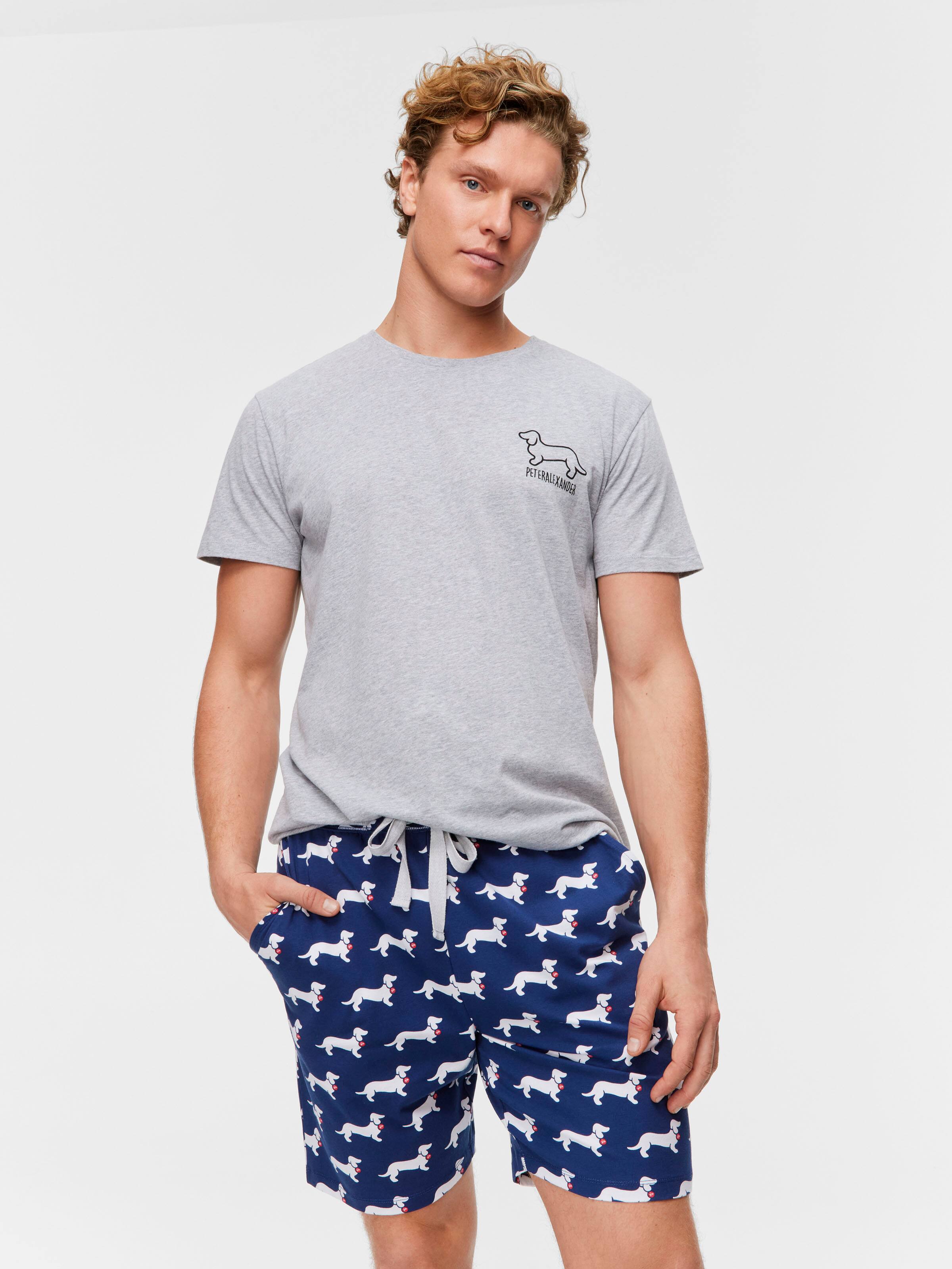 Navy Penny Logo Mid Short