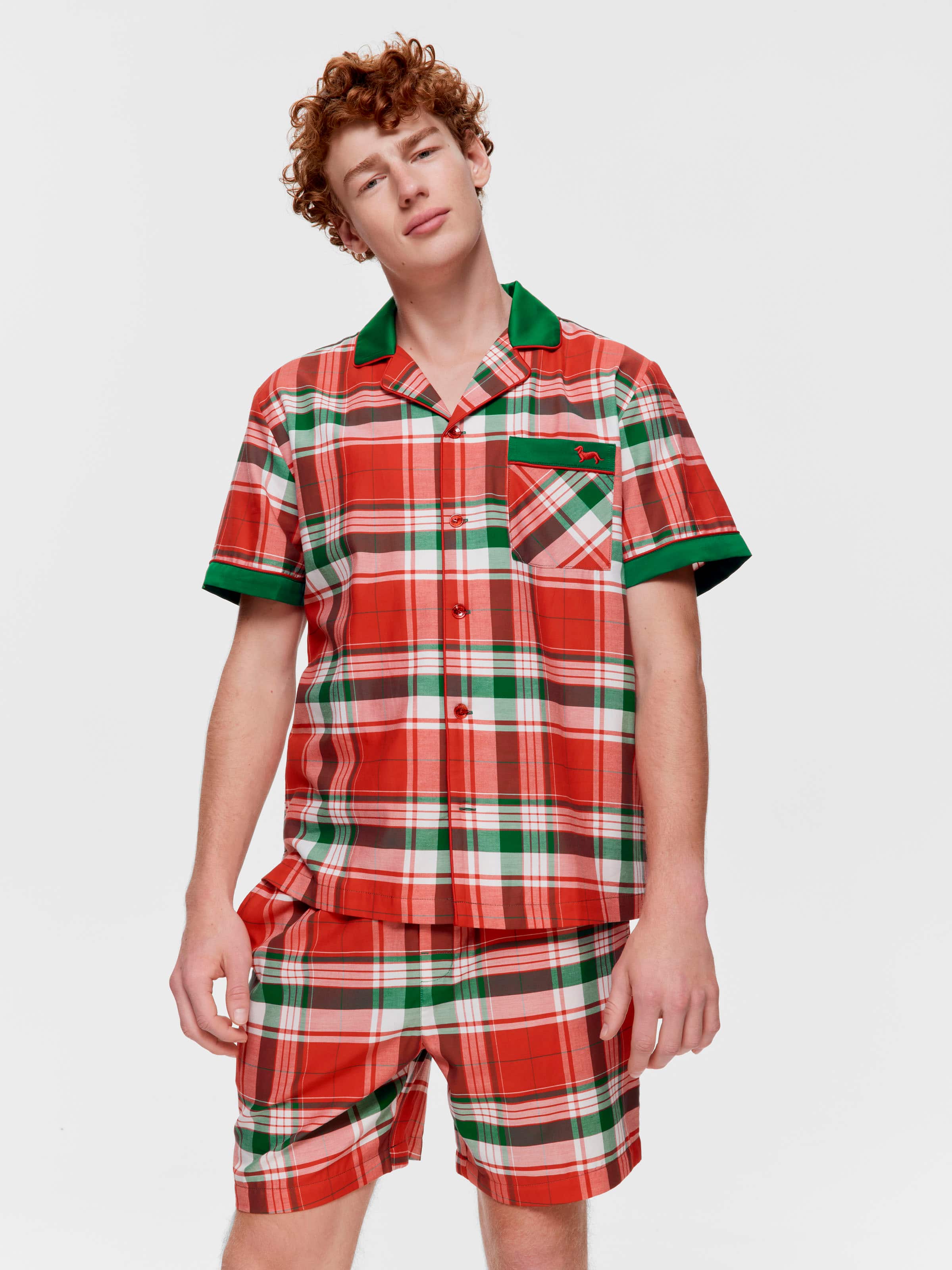 Tartan 100% Cotton Short Sleeve Shirt