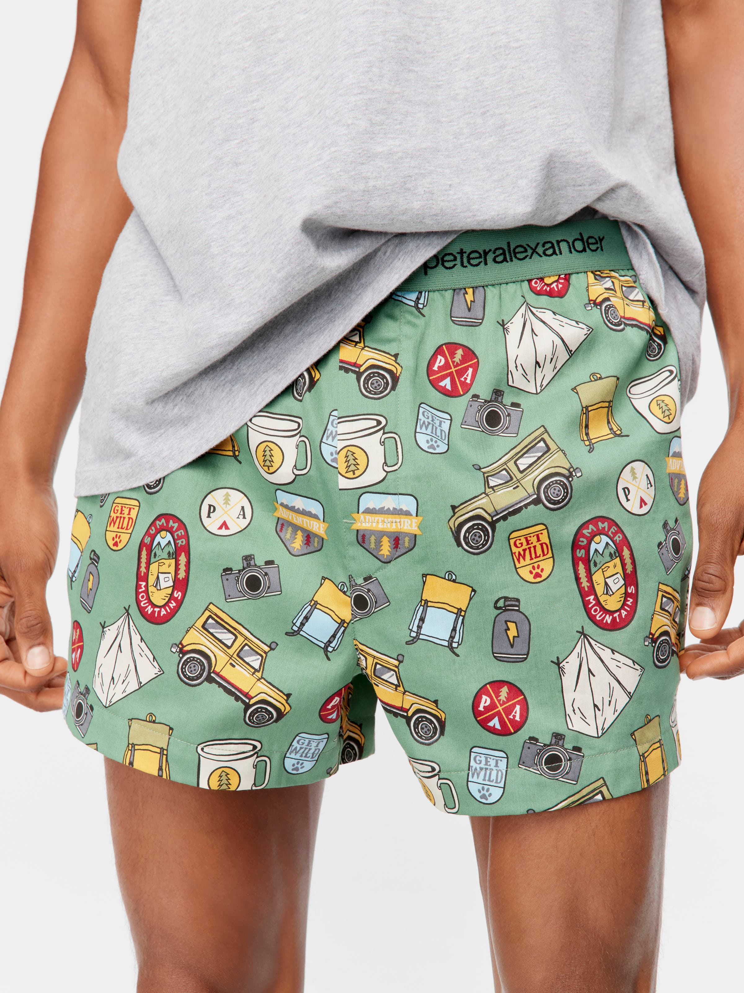 Camping 100% Cotton Boxer Short