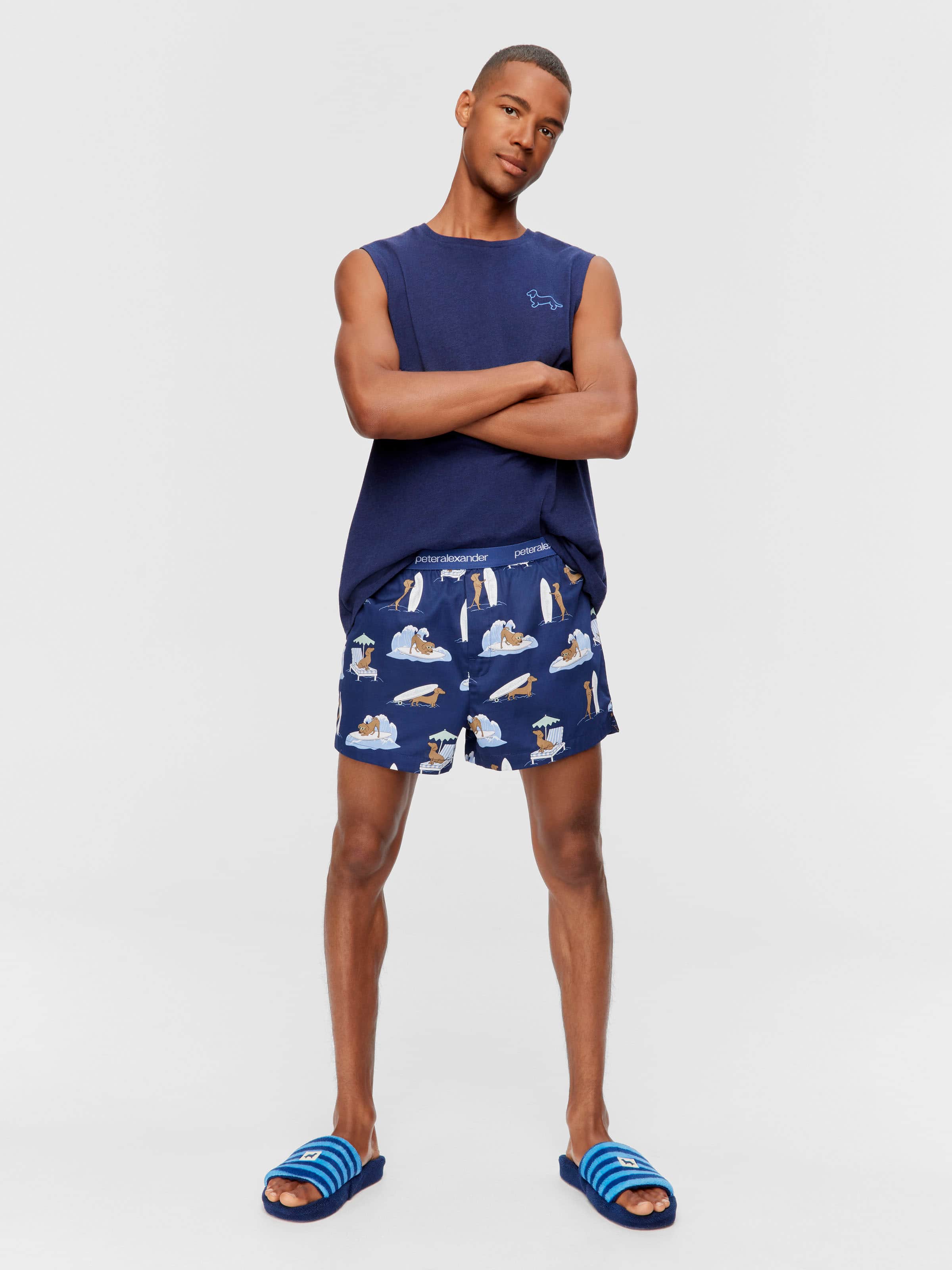 Beach Penny 100% Cotton Boxer Short