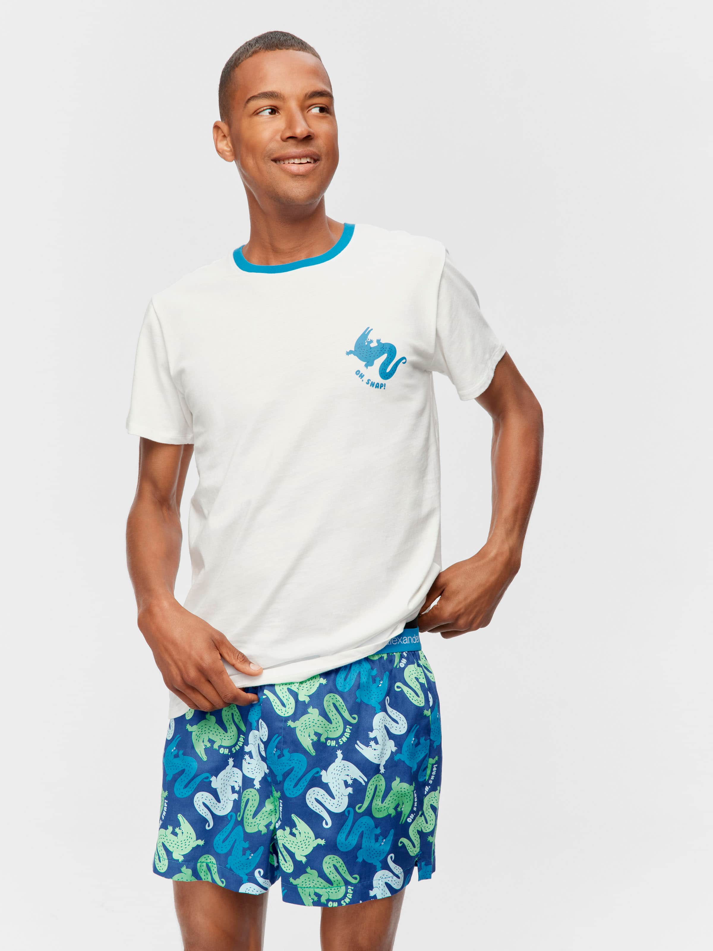Oh Snap Crocodile 100% Cotton Tee