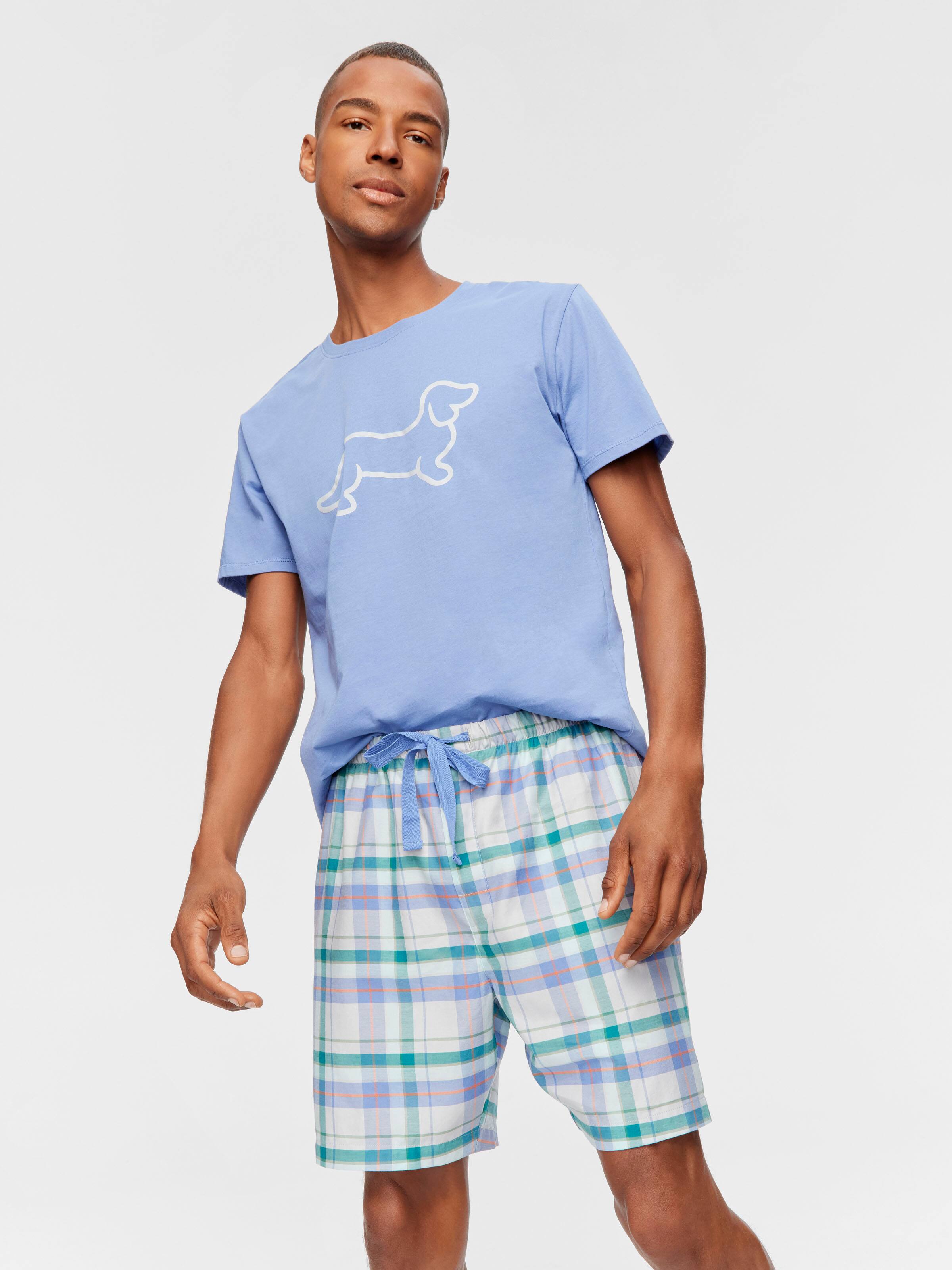 Summer Check 100% Cotton Mid Short