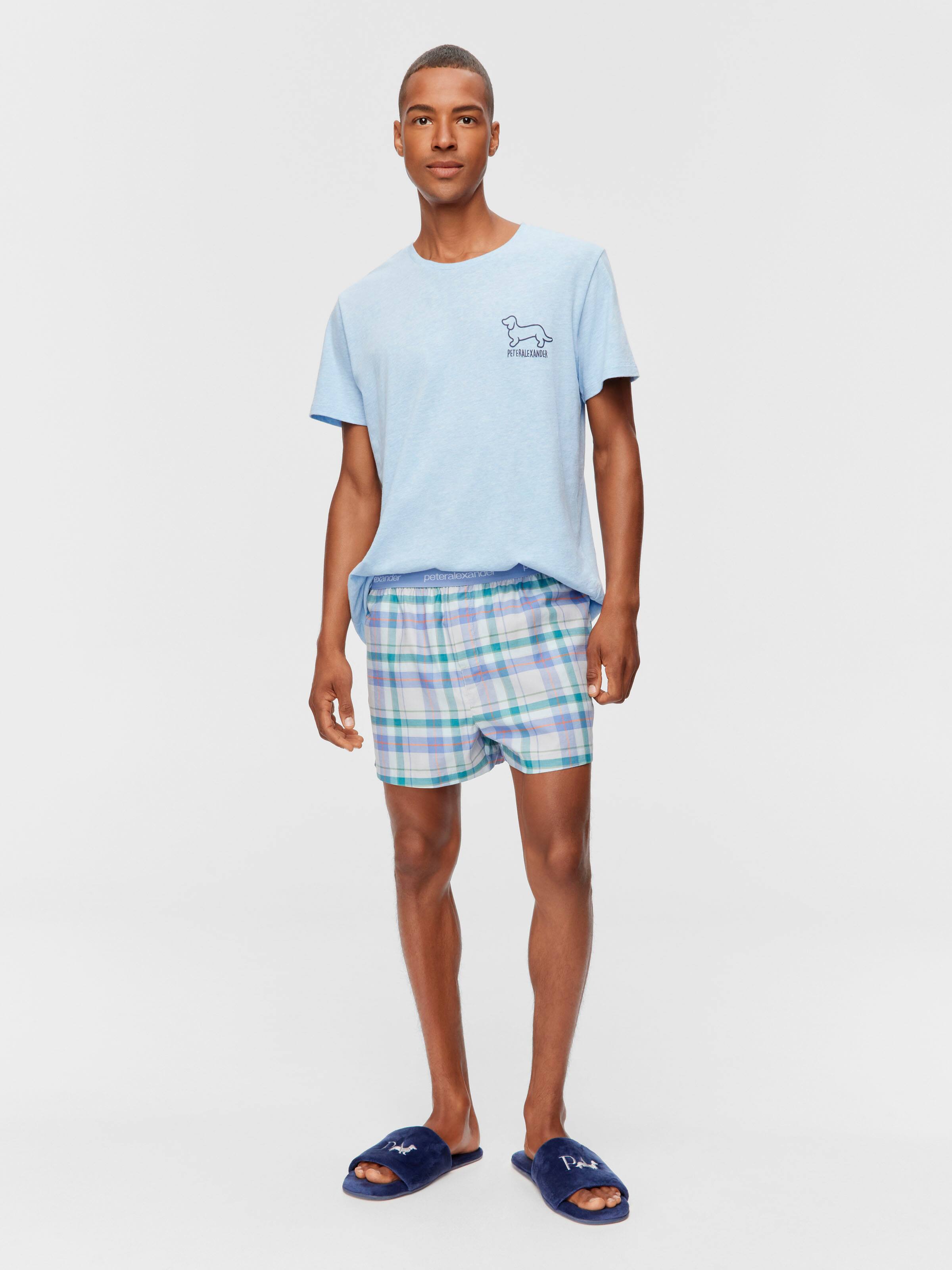 Summer Check 100% Cotton Boxer Short