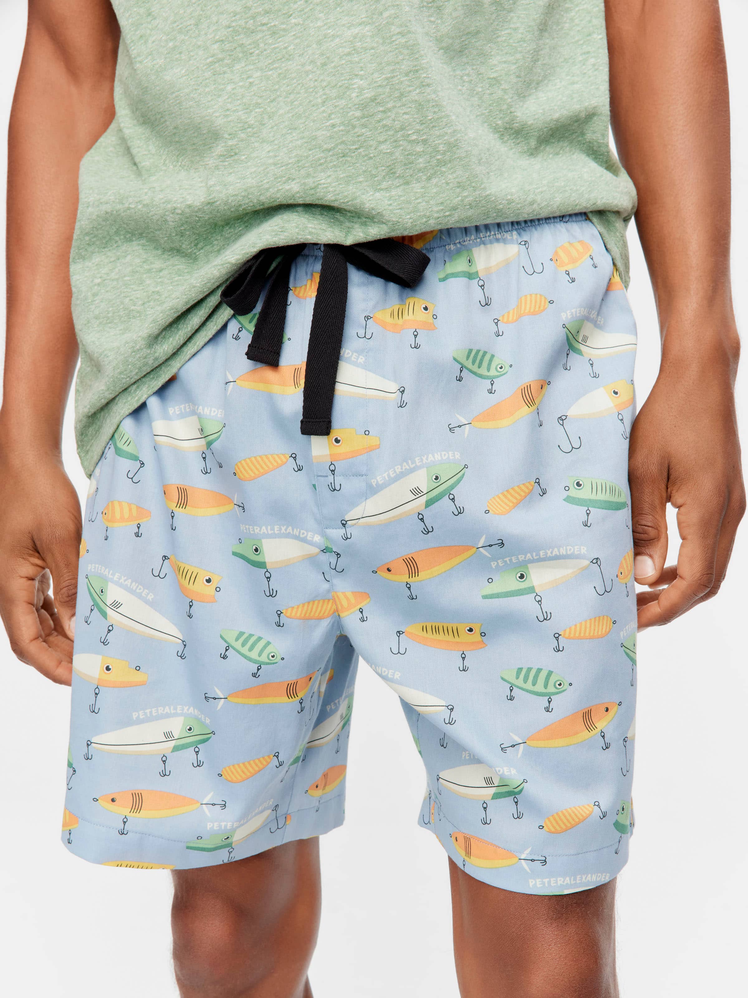 Let's Fish 100% Cotton Mid Short