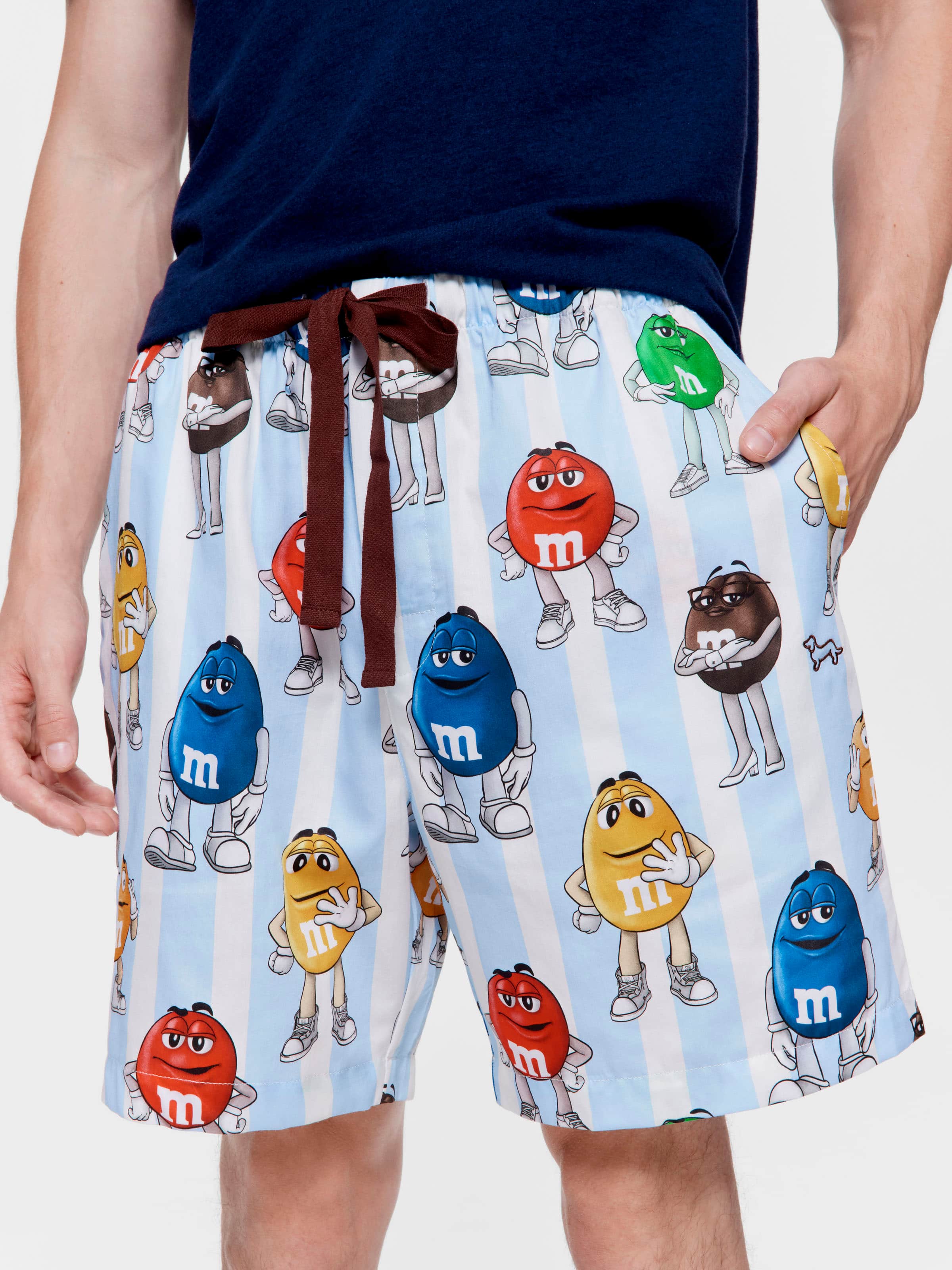 M&M's Stripe 100% Cotton Mid Short