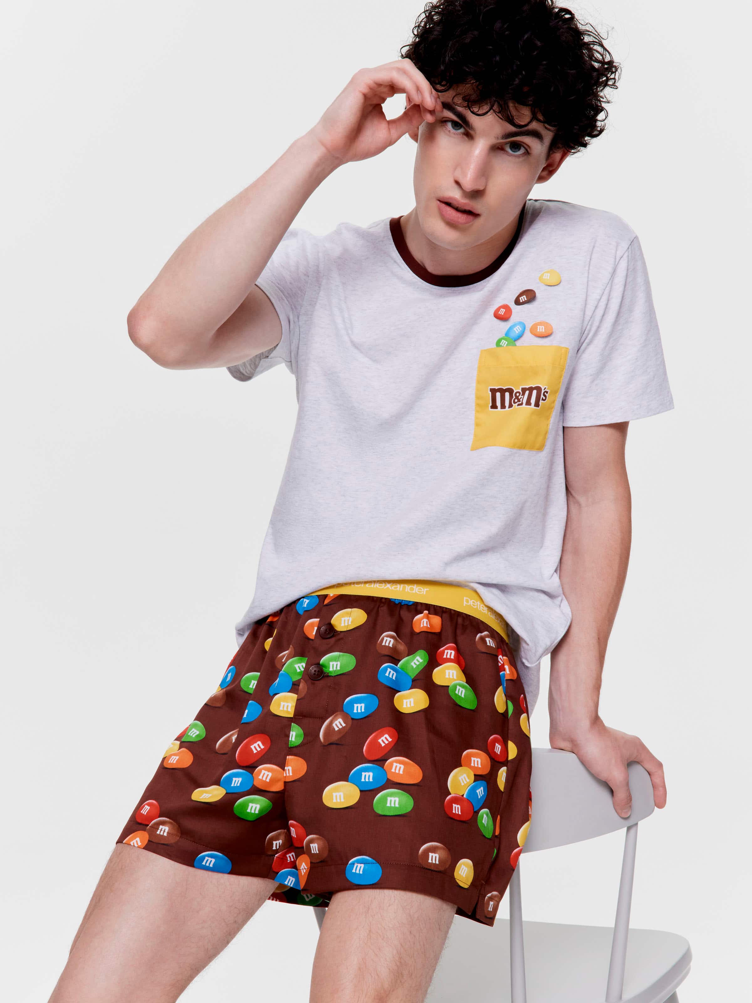 M&M's100% Cotton Scattered Boxer Short
