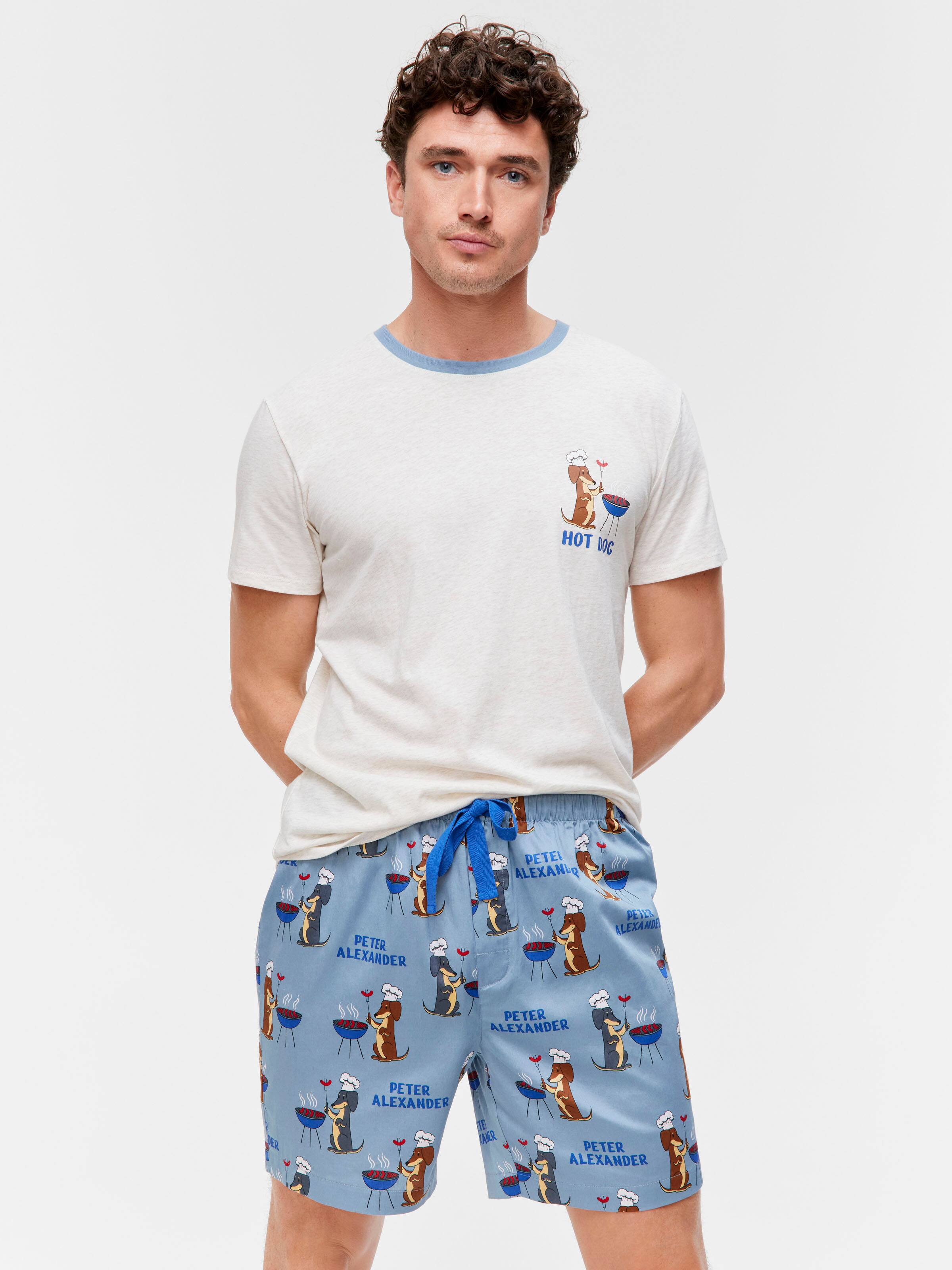 Hot Dog 100% Cotton Mid Short