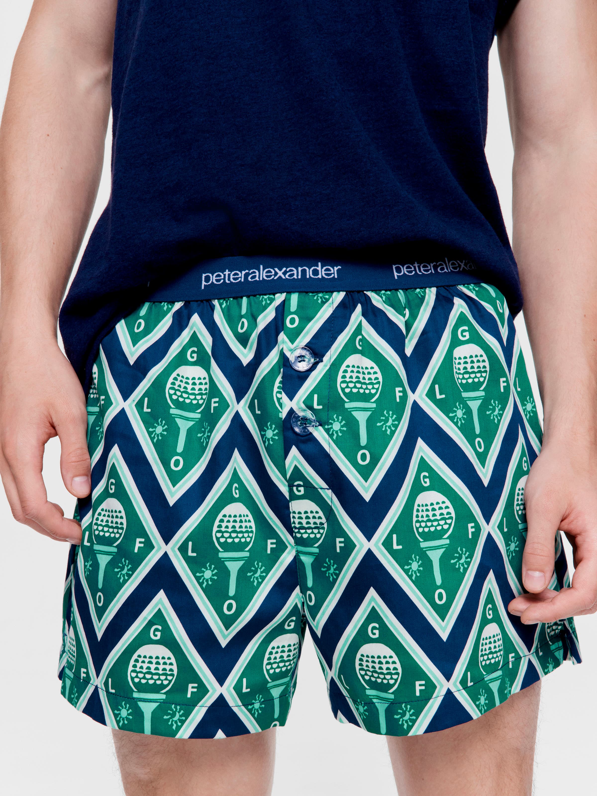 Golf 100% Cotton Boxer Short