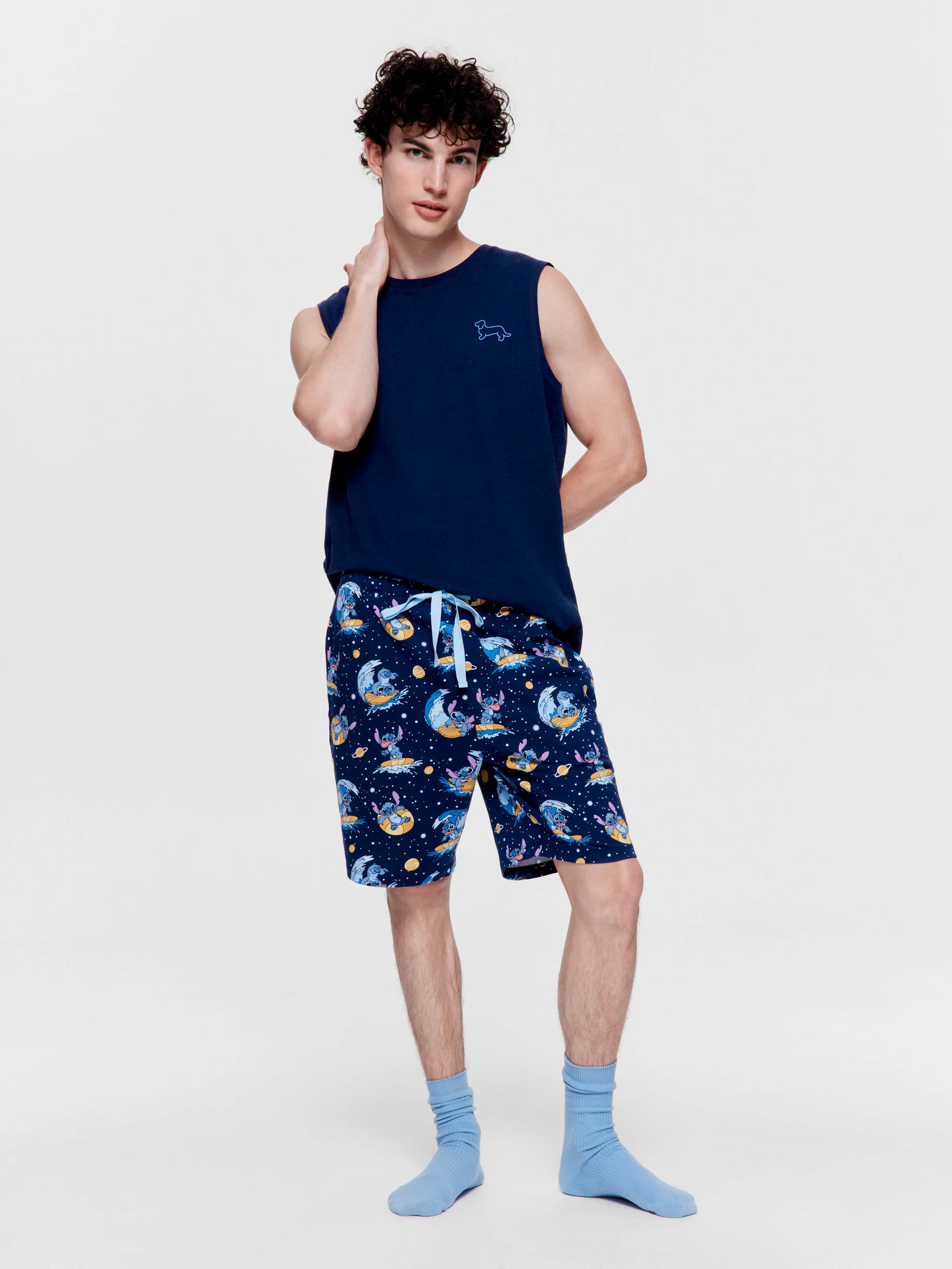 Lilo And Stitch Surf Mid Short