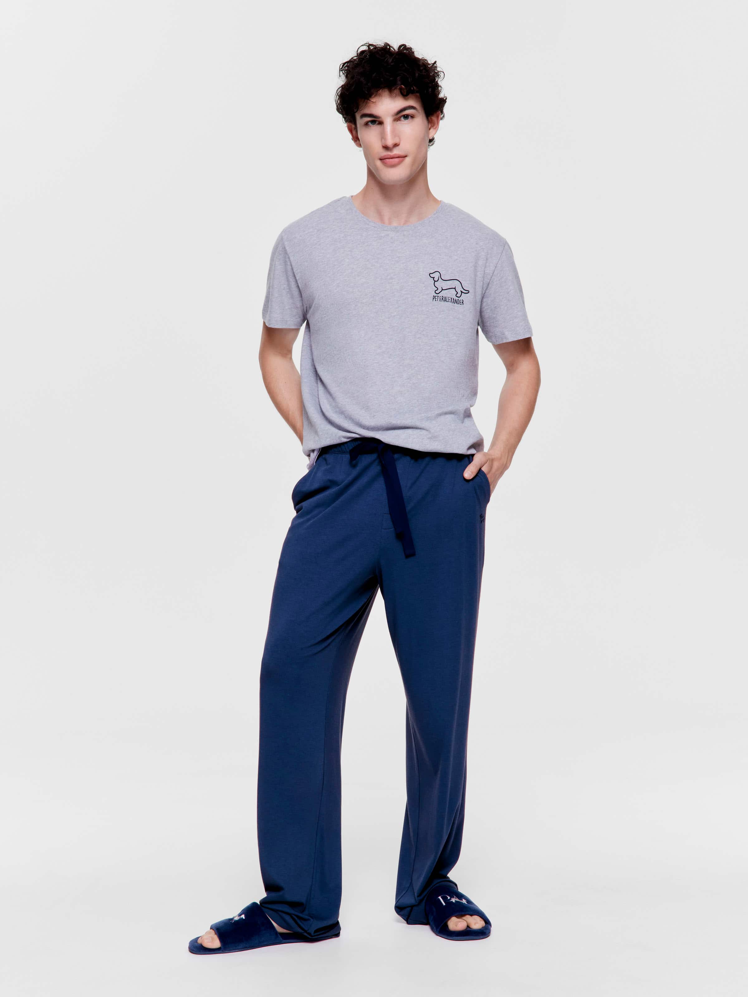Bamboo Navy Classic Pj Pant