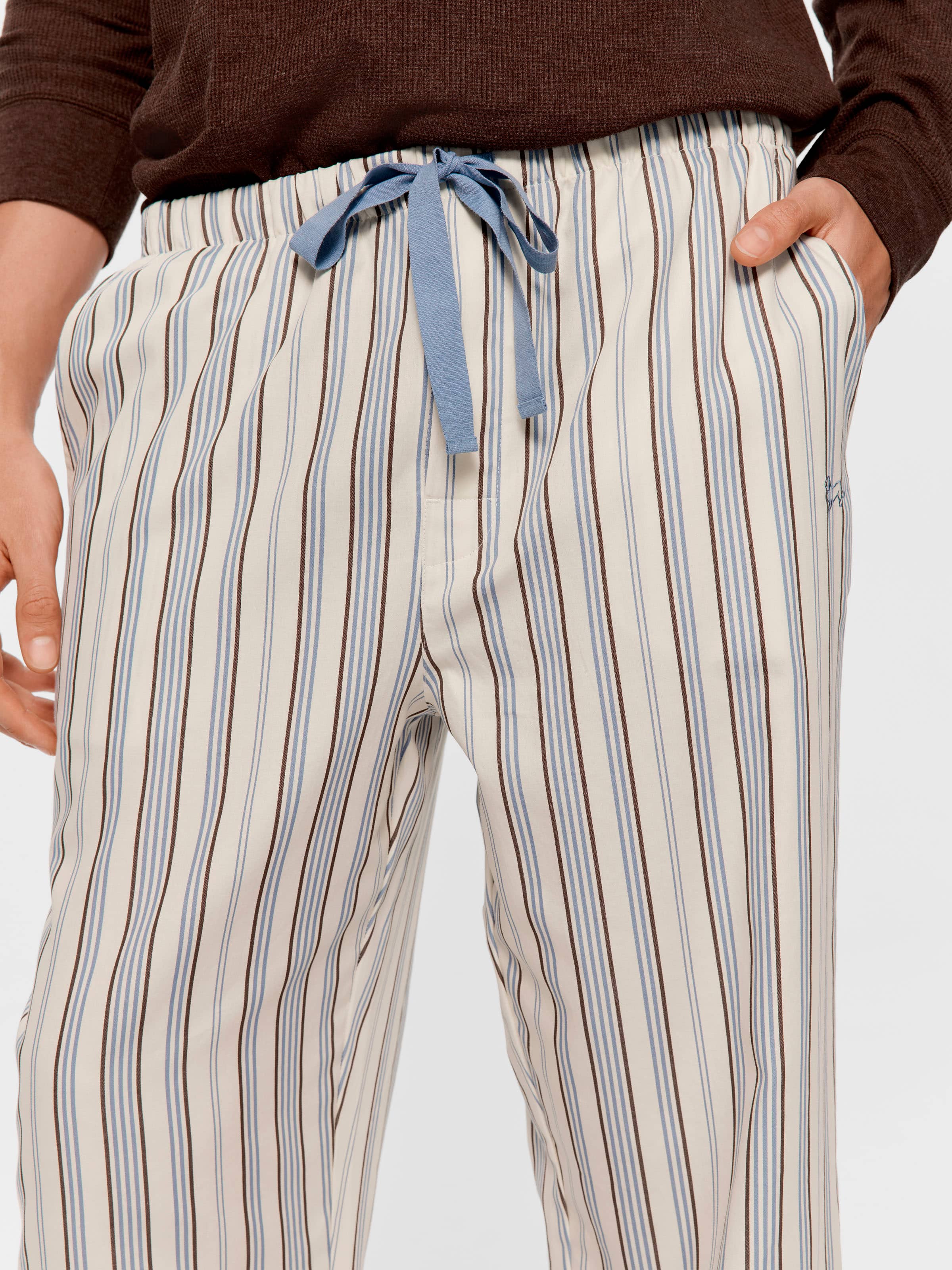 Multi Stripe 100% Cotton Classic Pj Pant