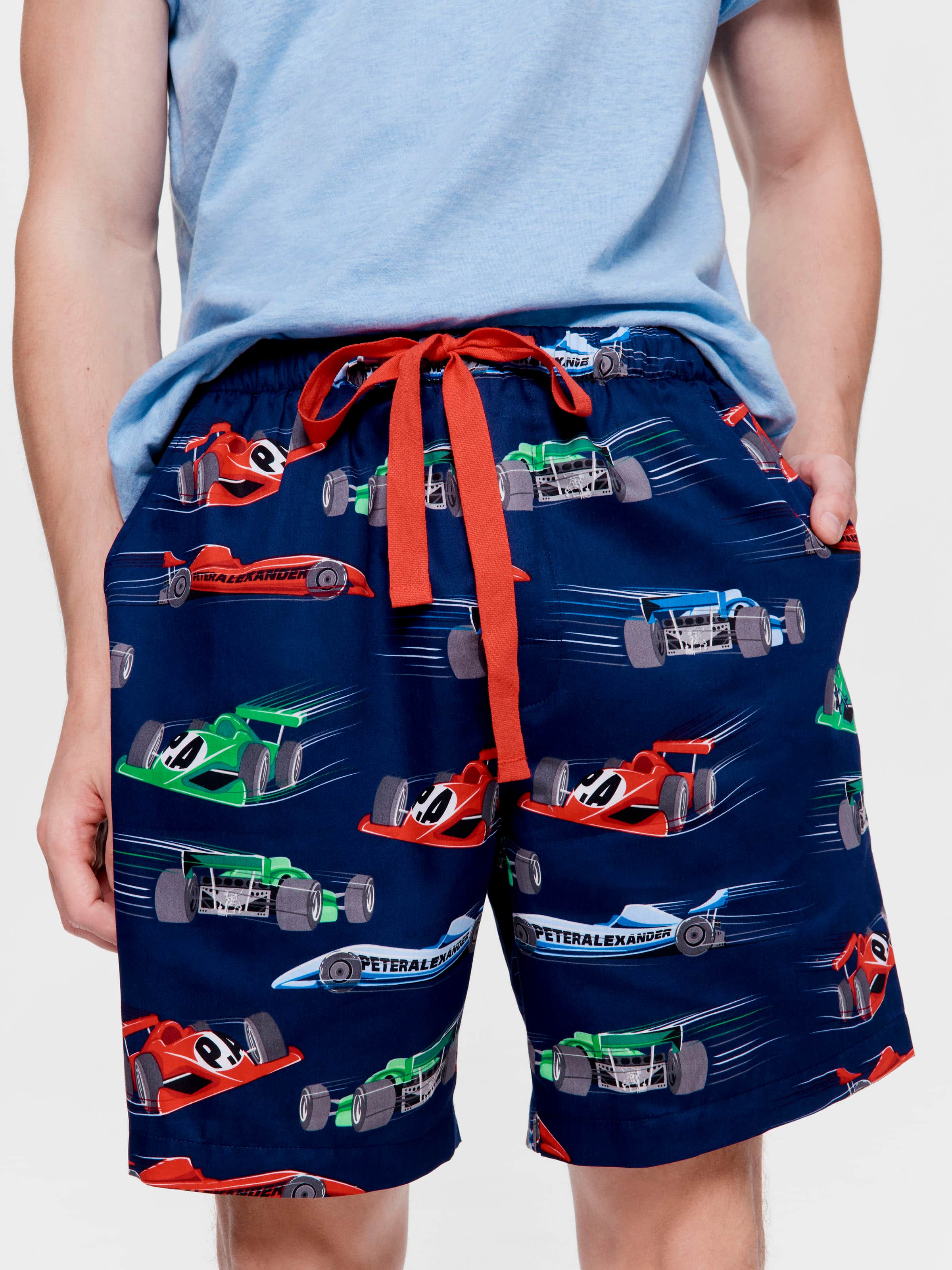 Race Car 100% Cotton Mid Short