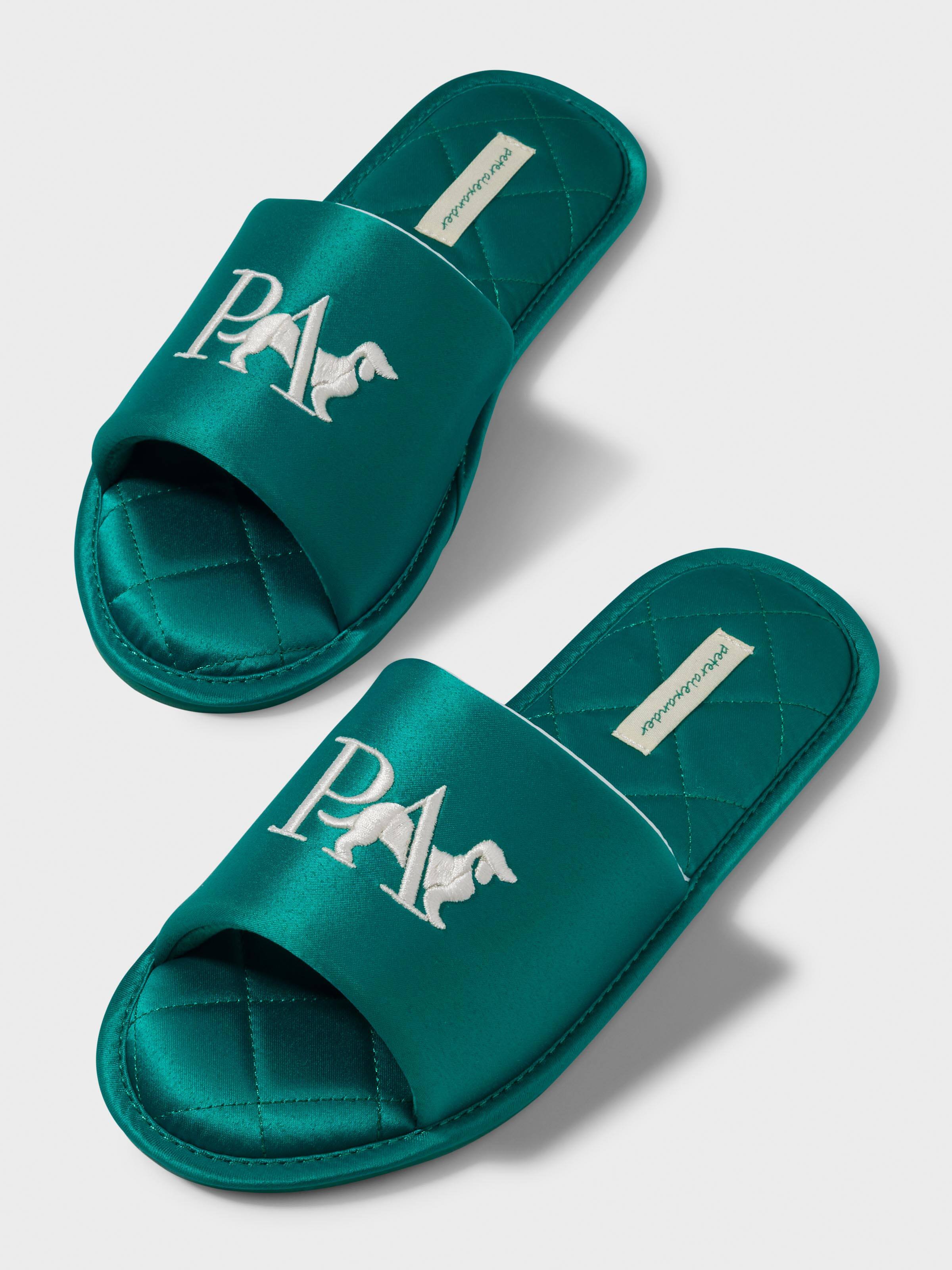 Green Satin Slide