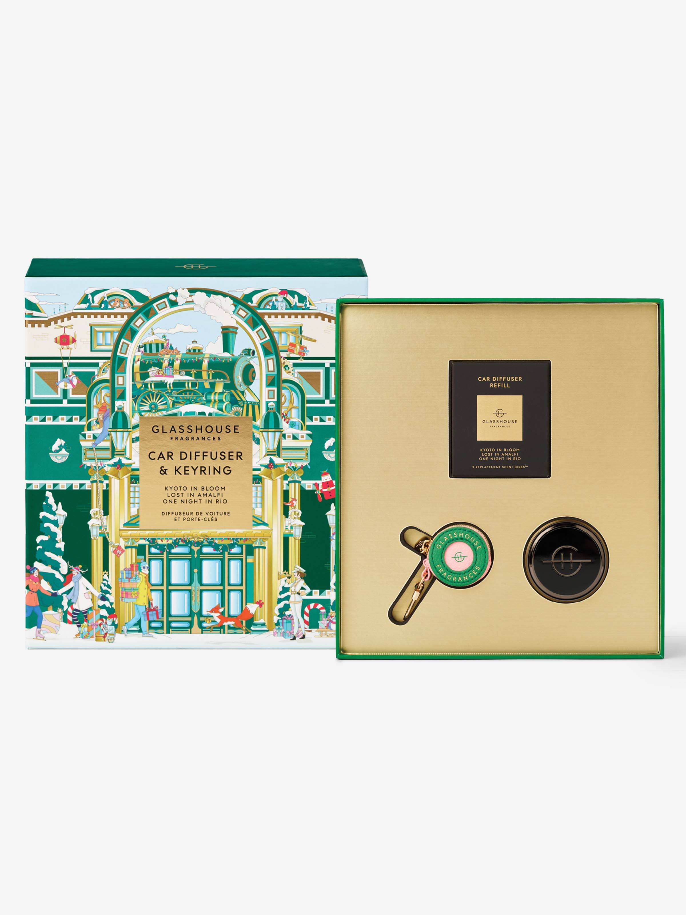 Glasshouse Fragrances Car Diffuser & Keyring Gift Set