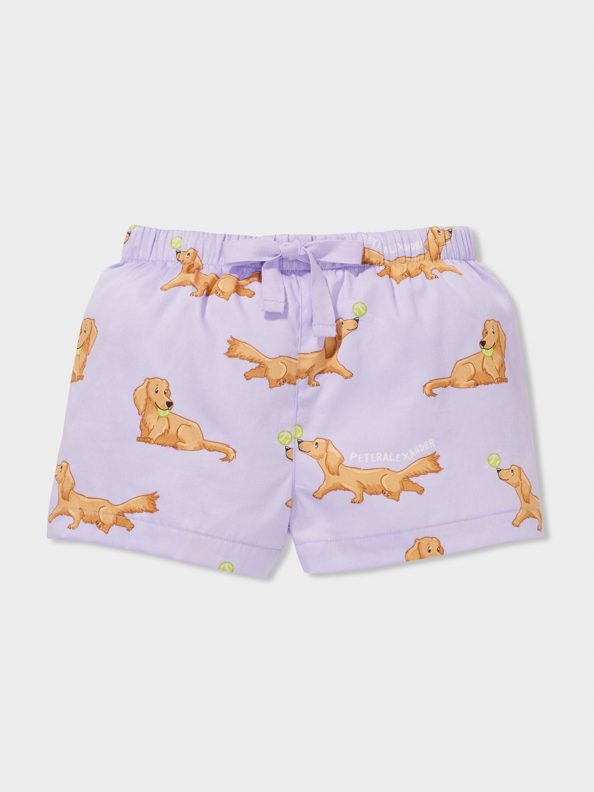 Jnr Girls Purple Penny Short Pj Set