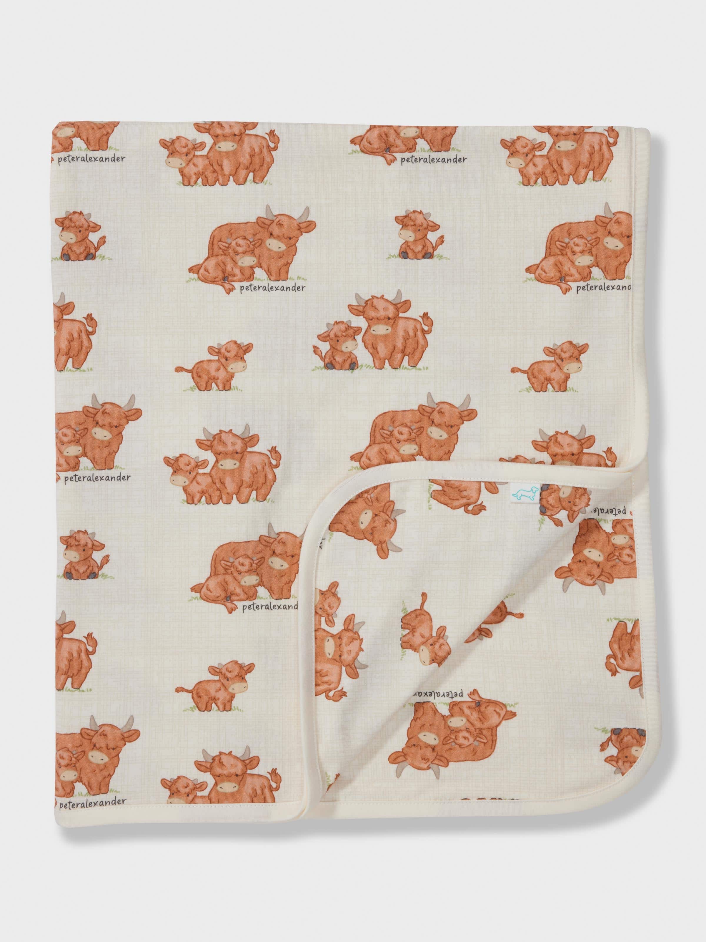 Baby Organics Cow Blanket