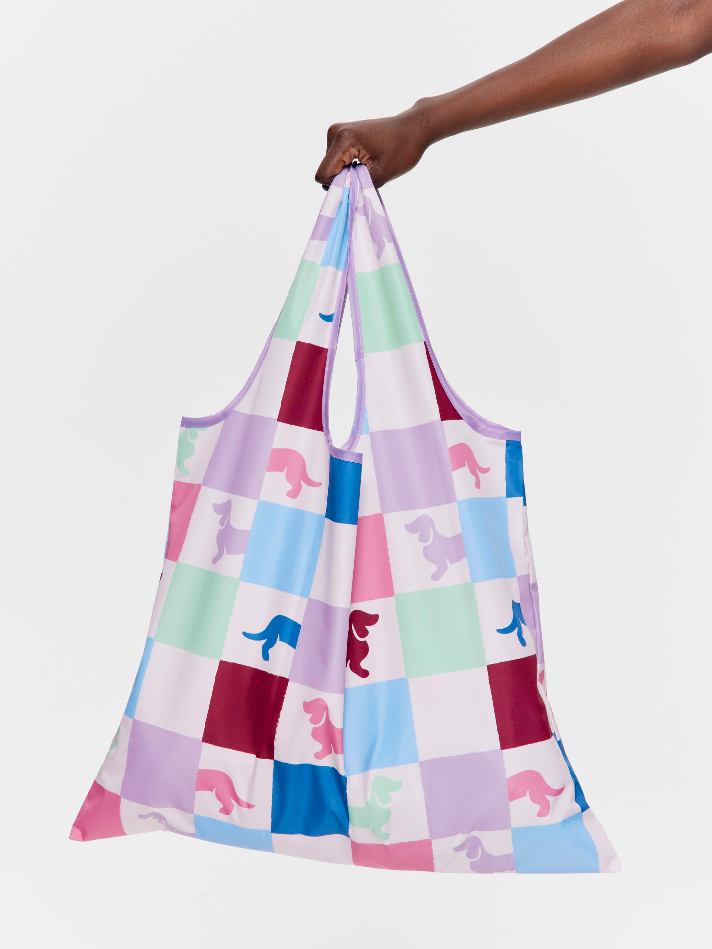 Penny Check Shopping Bag