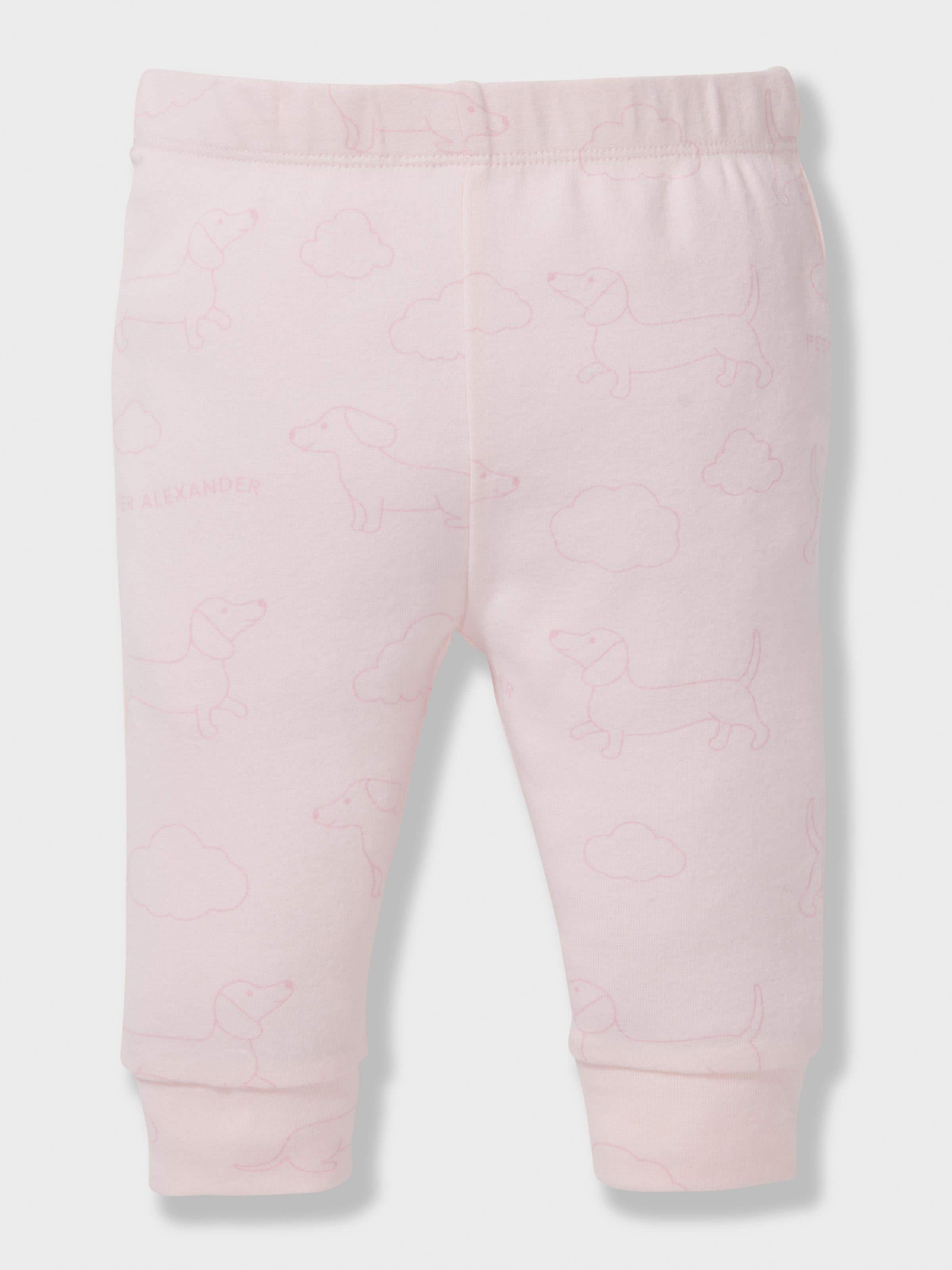Baby Organics Pink Penny Print Long Pj Set