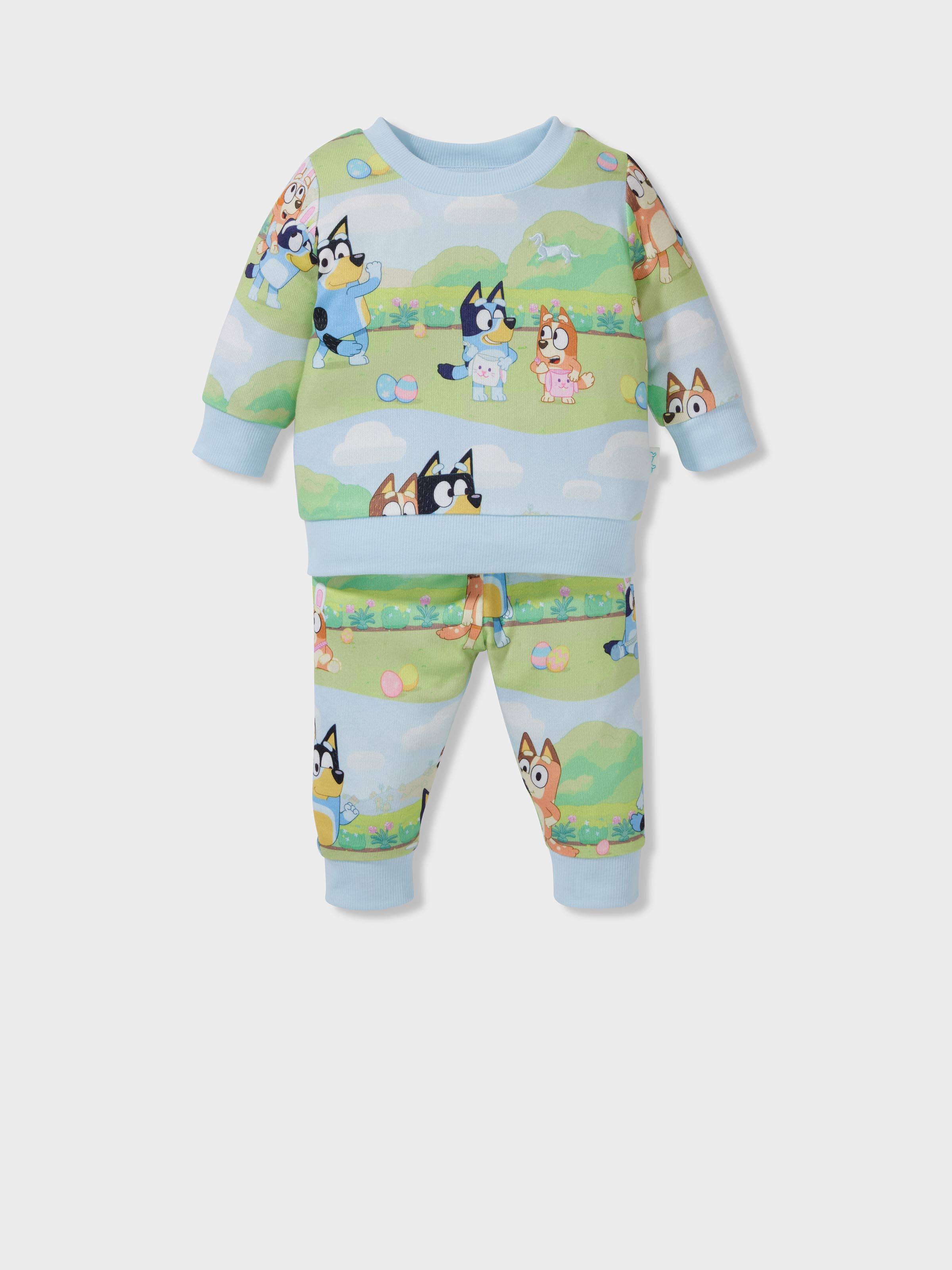 Baby Bluey Plush Long Pj Set