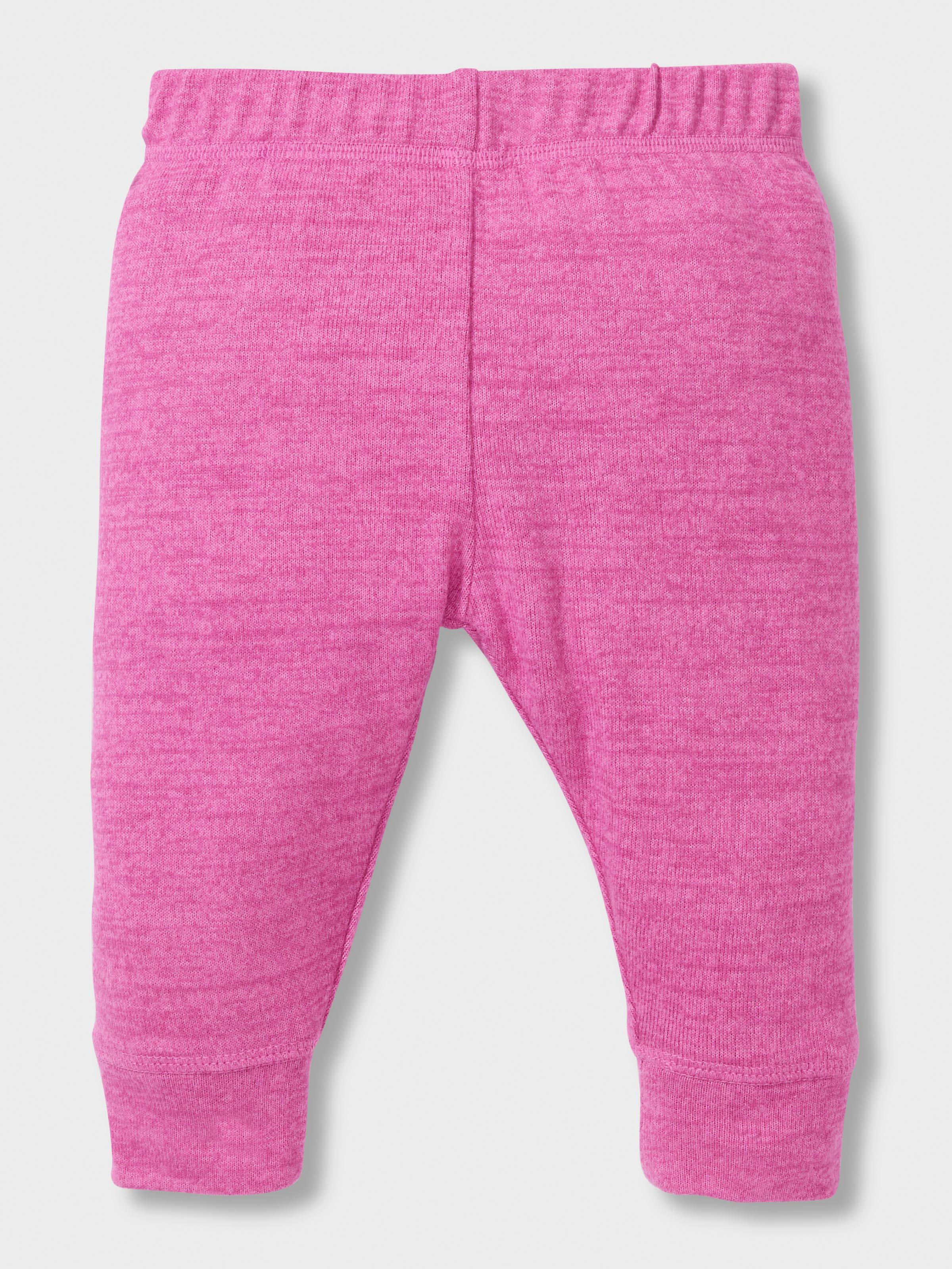 Baby Girl Fuchsia Fuzzy Long Pj Set