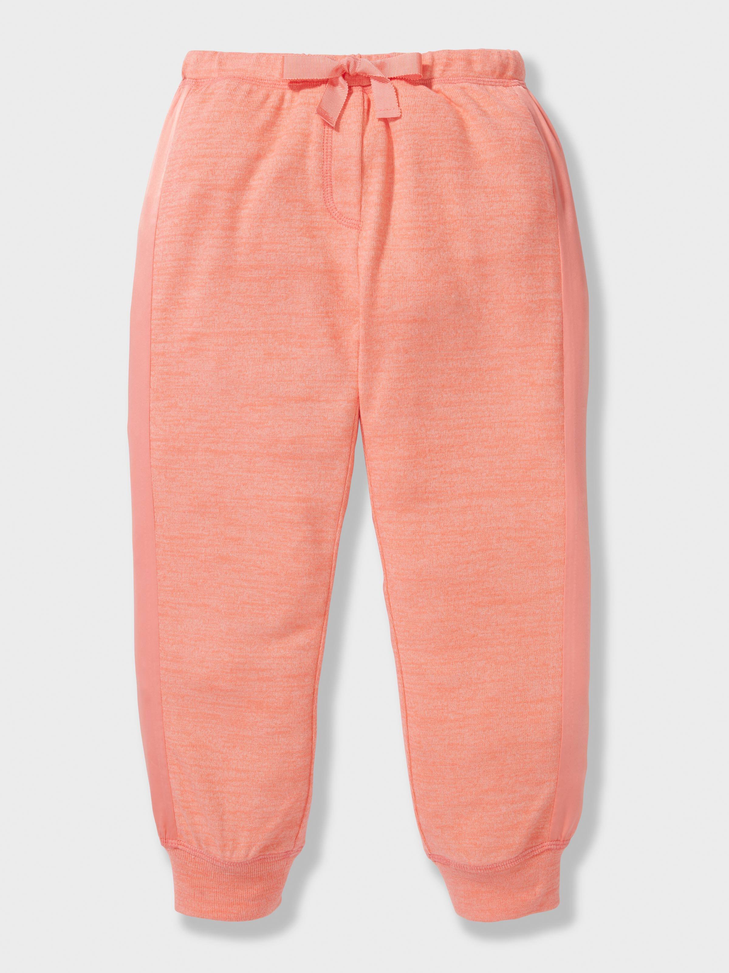 Jnr Girls Melon Fuzzy Long Pj Set